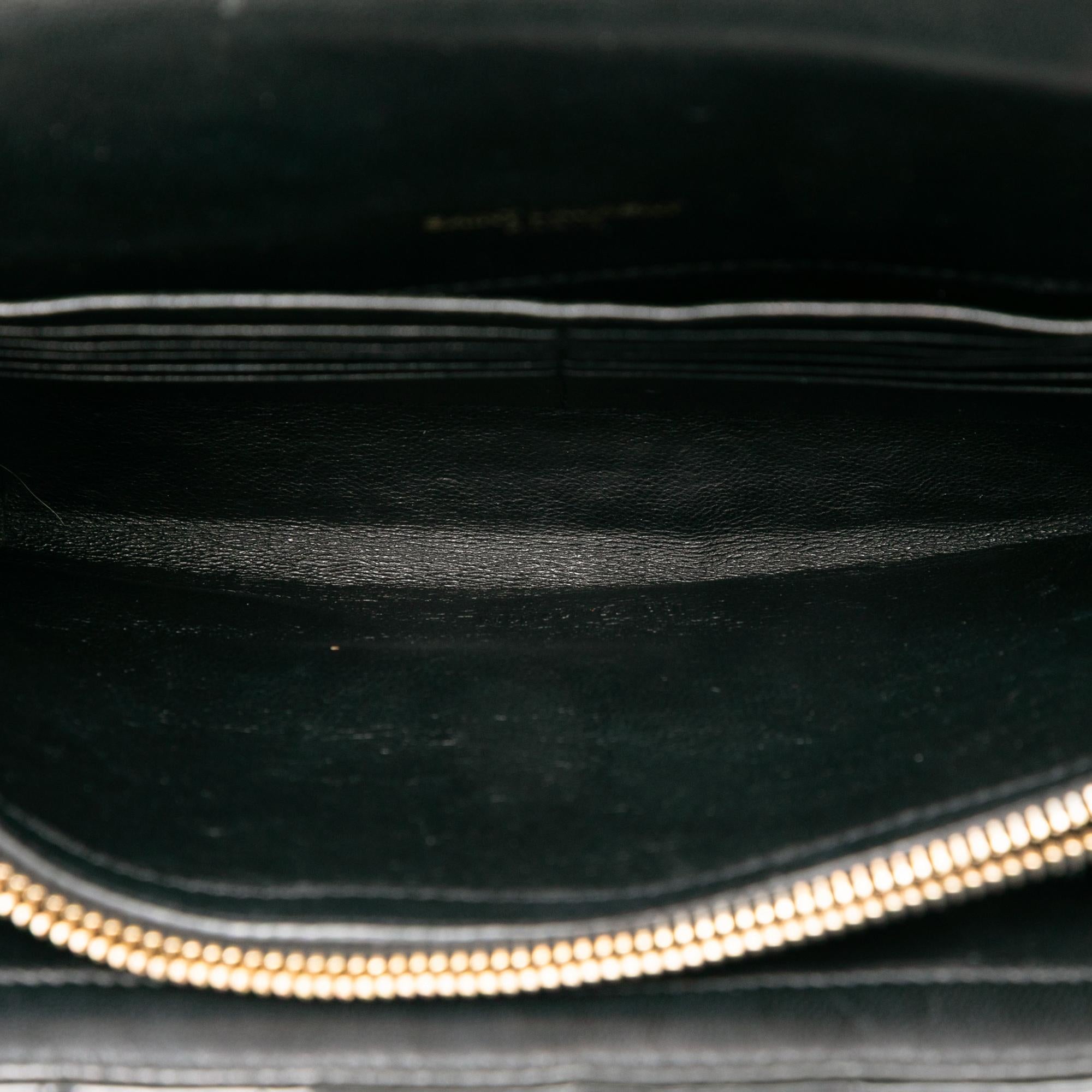 Saint Laurent Medium Patent Vicky Crossbody