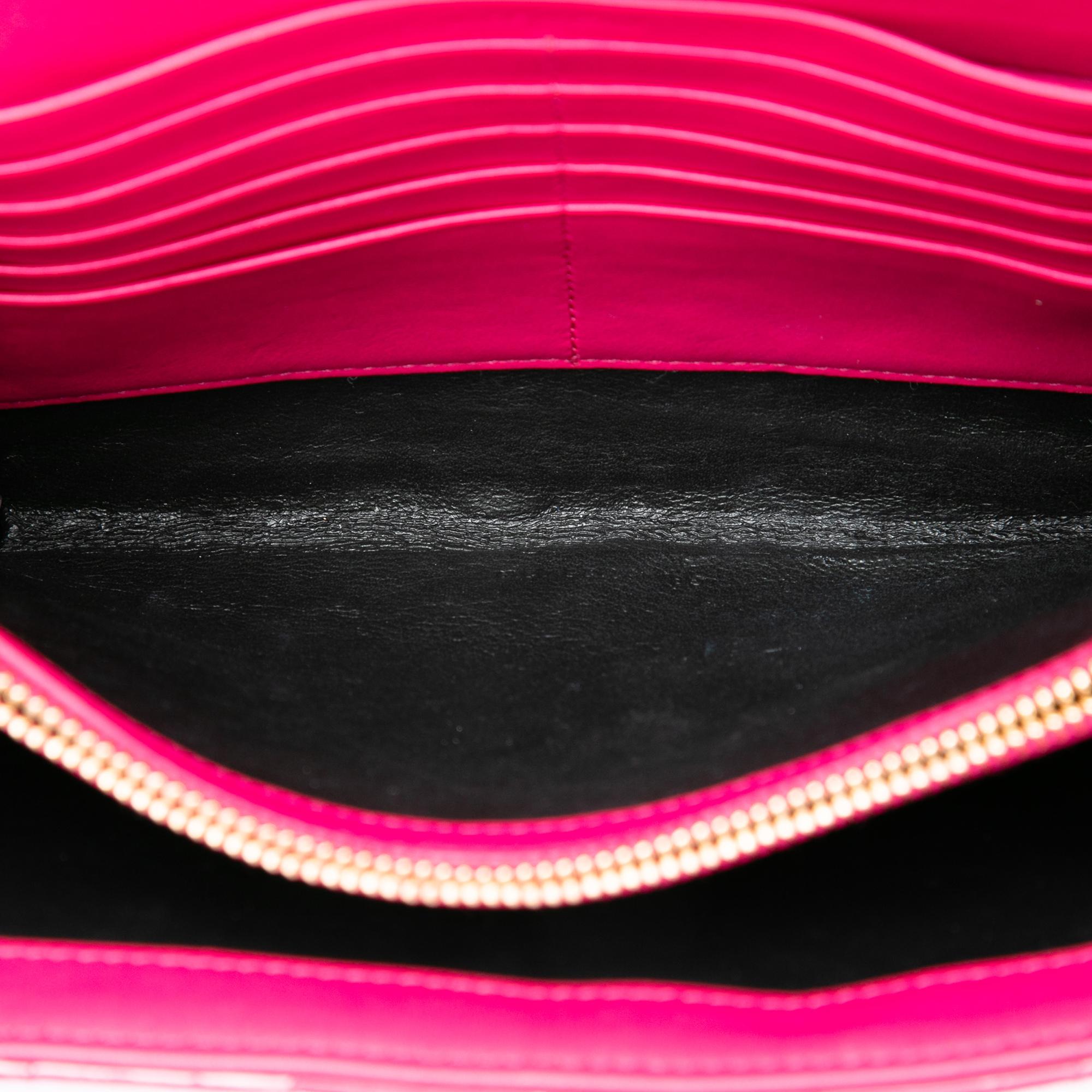 Saint Laurent Medium Patent Vicky Crossbody