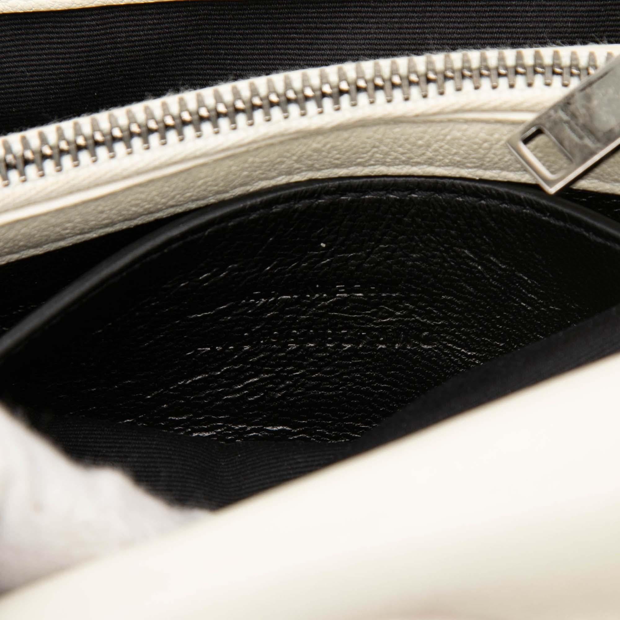 Saint Laurent Medium Quilted Chevron Sheepskin College Satchel