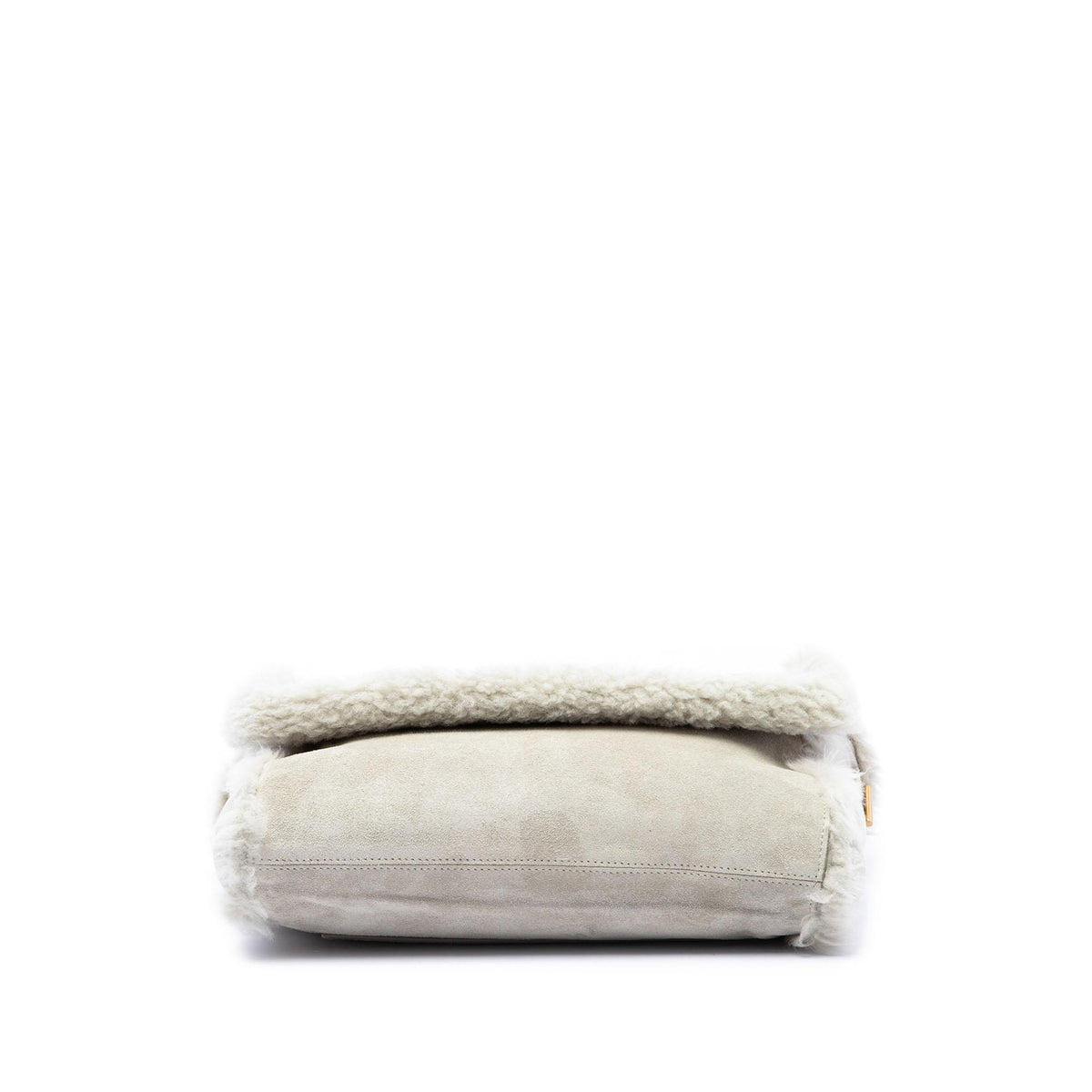 Saint Laurent Medium Shearling Monogram Kate Reversible Shoulder Bag