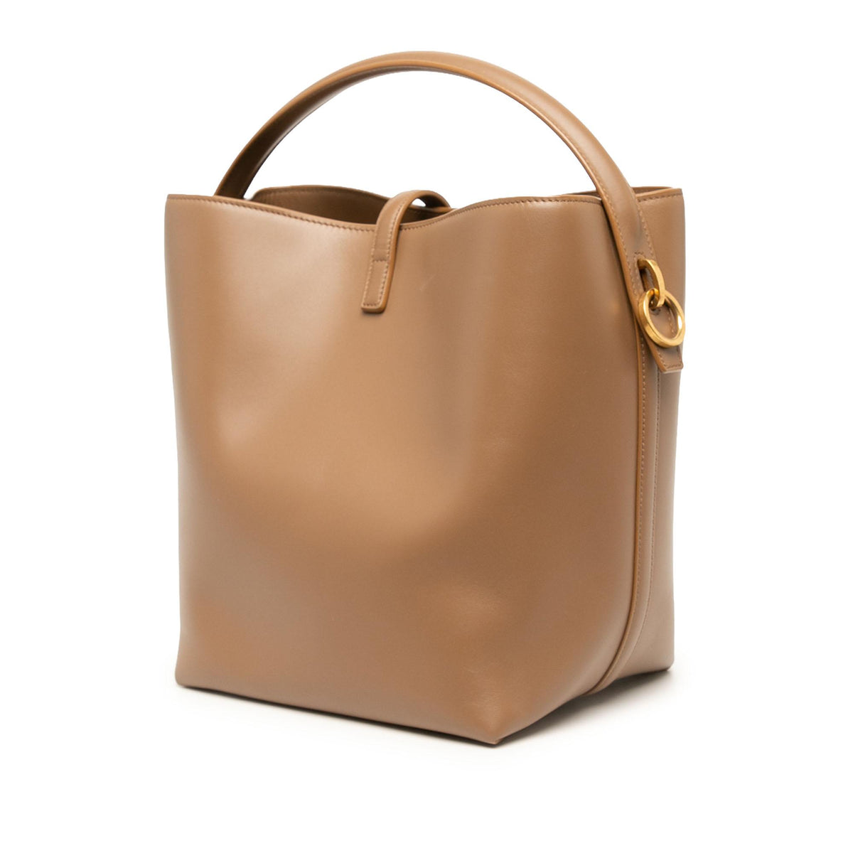 Saint Laurent Medium Shiny Calfskin Le 37 Bucket Bag