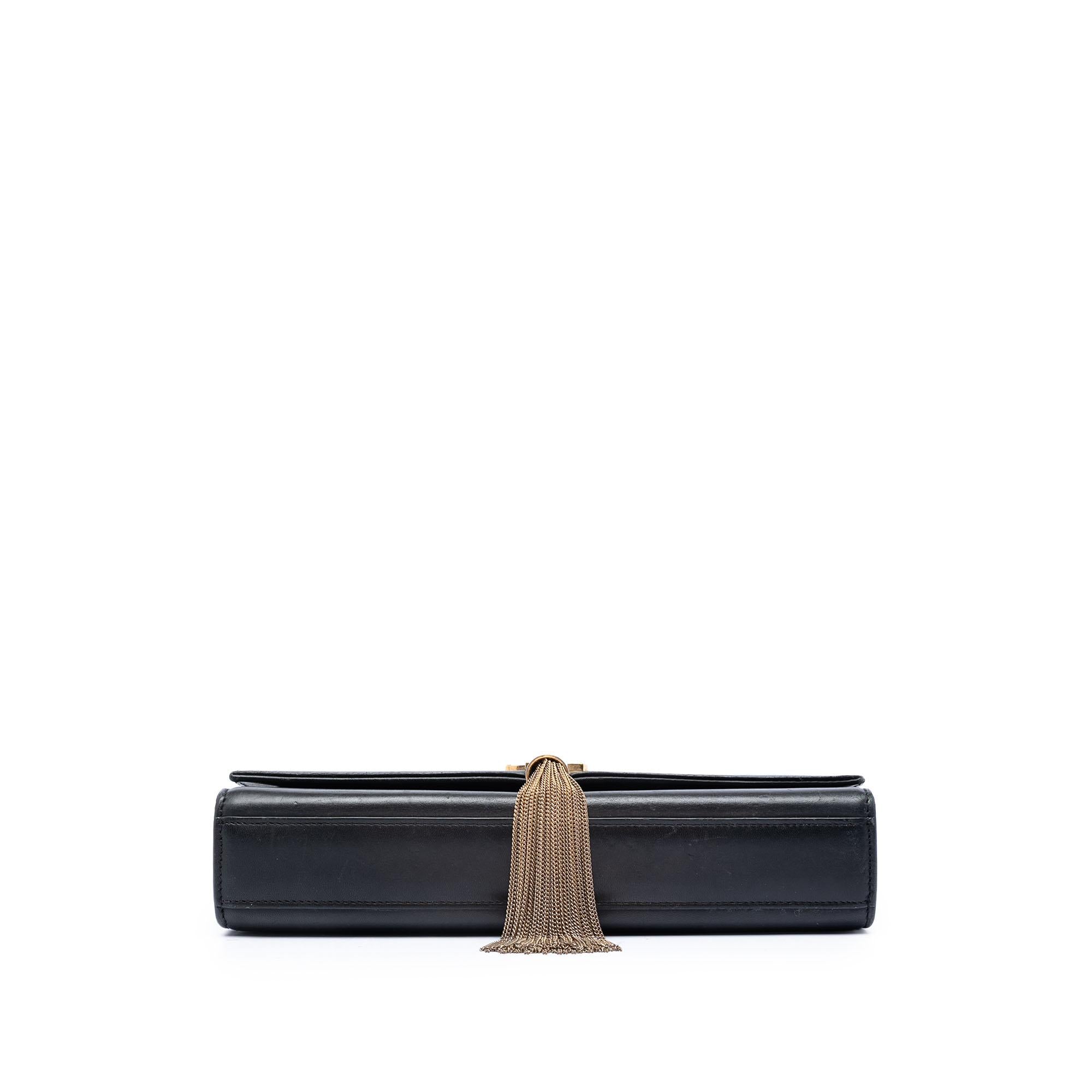 Saint Laurent Medium Smooth Calfskin Classic Monogram Kate Tassel Crossbody
