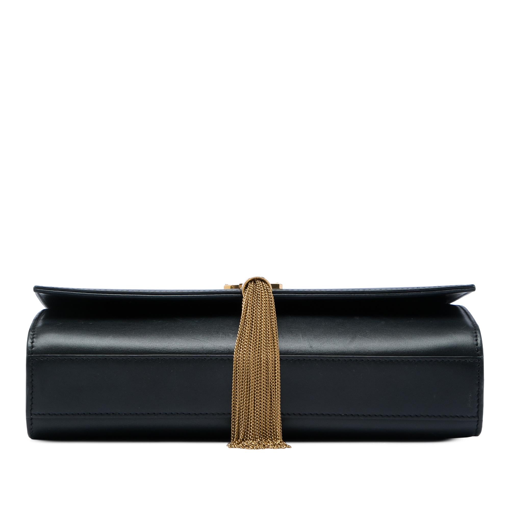 Saint Laurent Medium Smooth Calfskin Classic Monogram Kate Tassel Crossbody