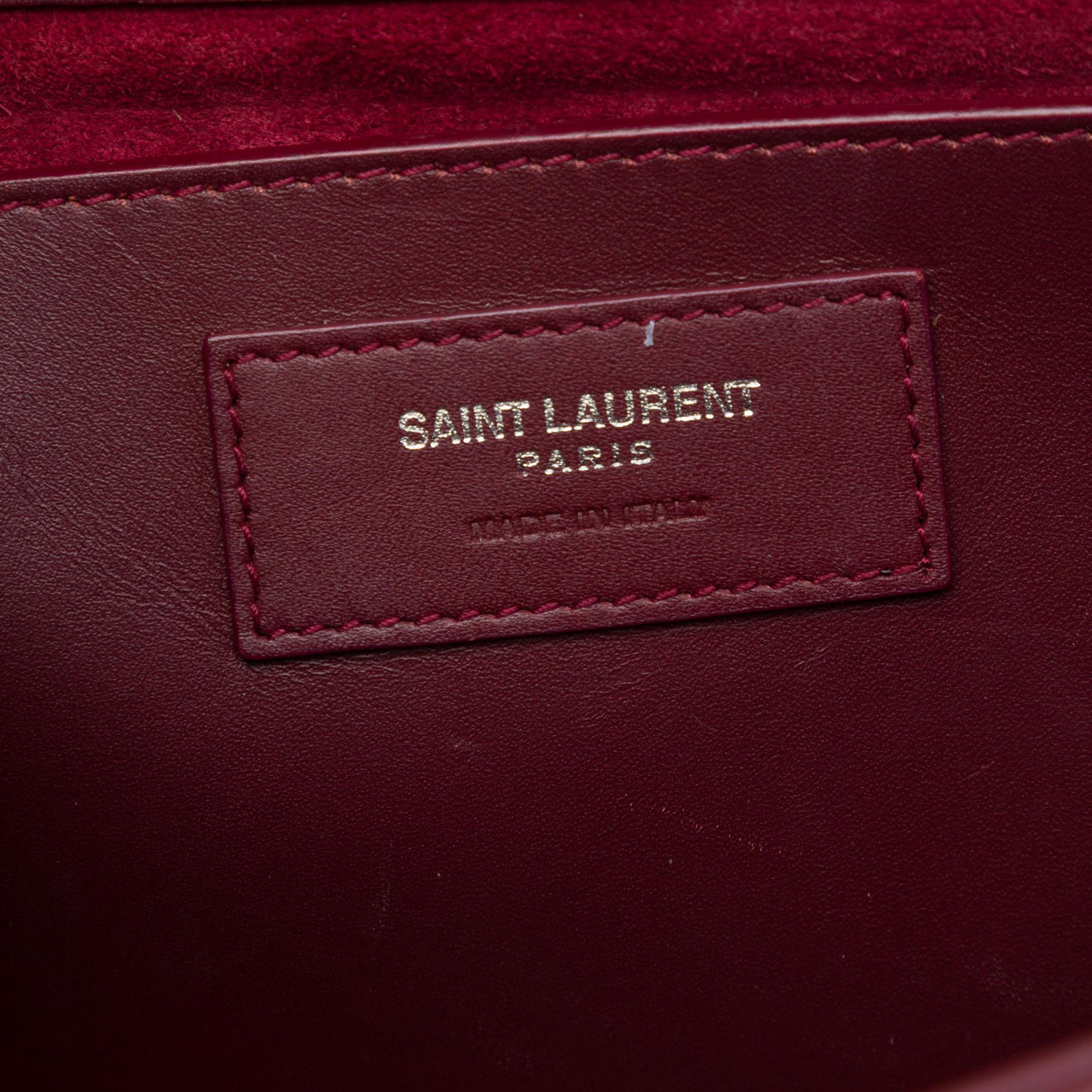Saint Laurent Medium Smooth Calfskin Classic Monogram Kate Tassel Crossbody