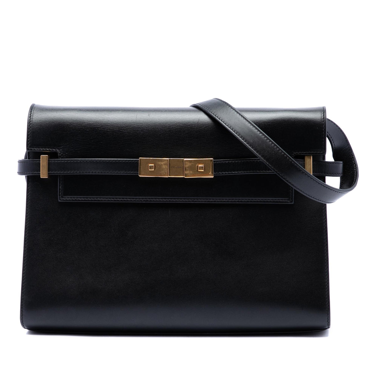 Saint Laurent Medium Smooth Calfskin Manhattan Shoulder Bag