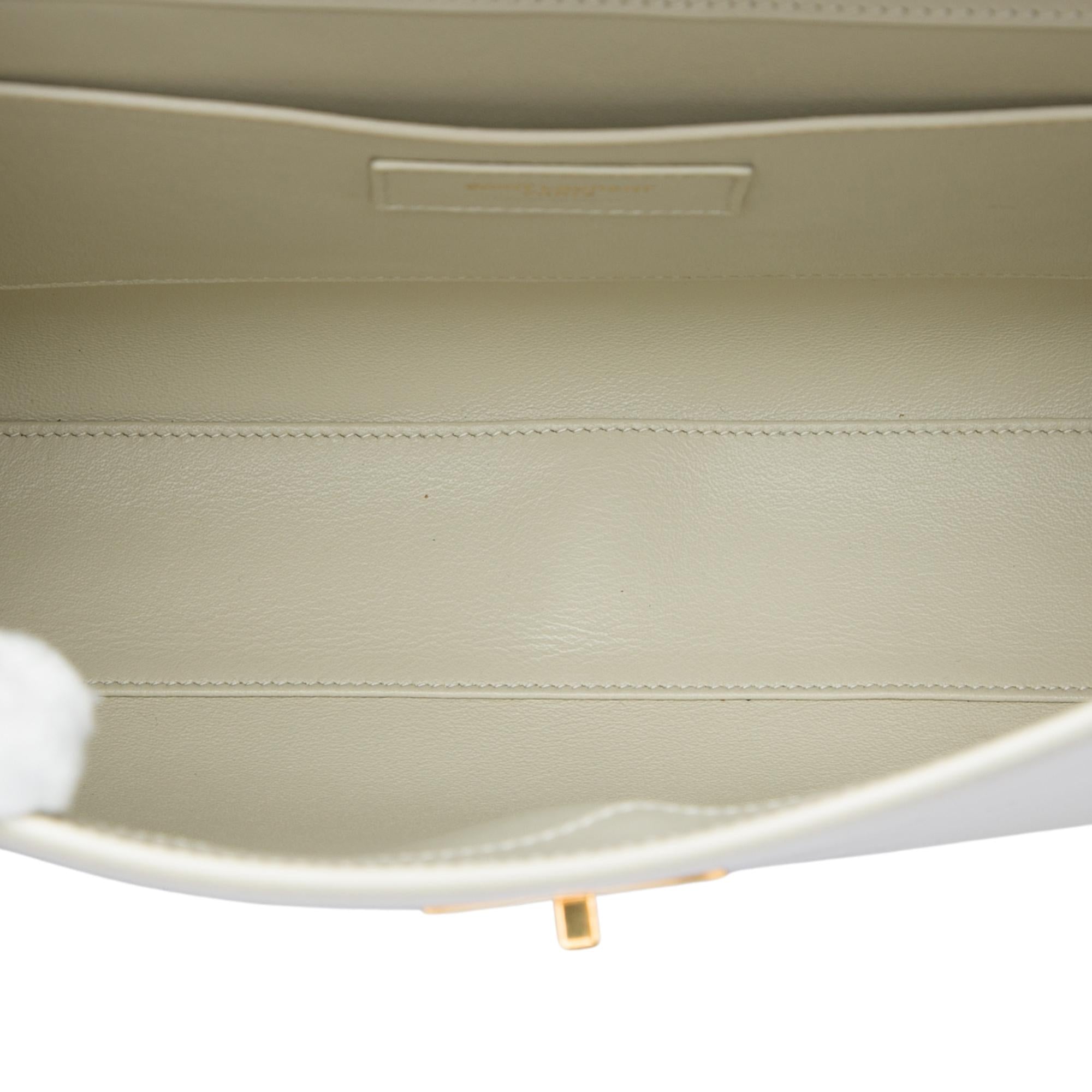 Saint Laurent Medium Smooth Calfskin Manhattan Shoulder Bag