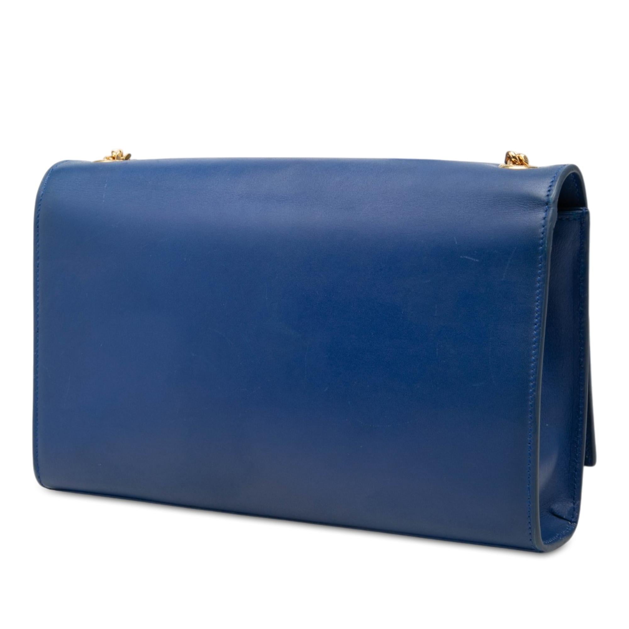 Saint Laurent Medium Smooth Calfskin Monogram Kate Tassel Crossbody