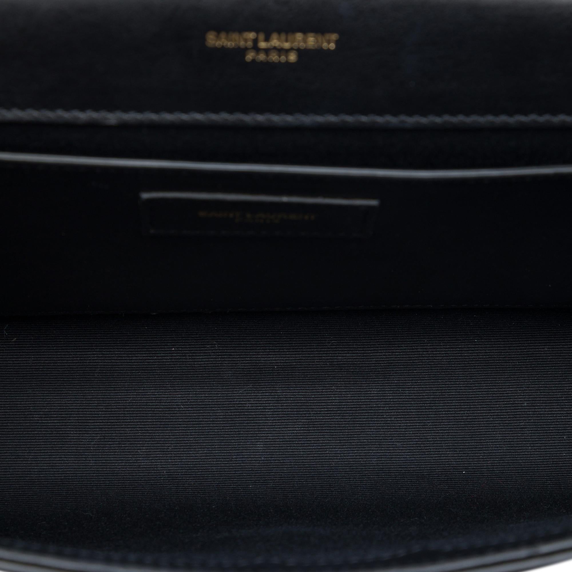 Saint Laurent Medium Smooth Calfskin Rockstar Patchwork Monogram Kate Crossbody