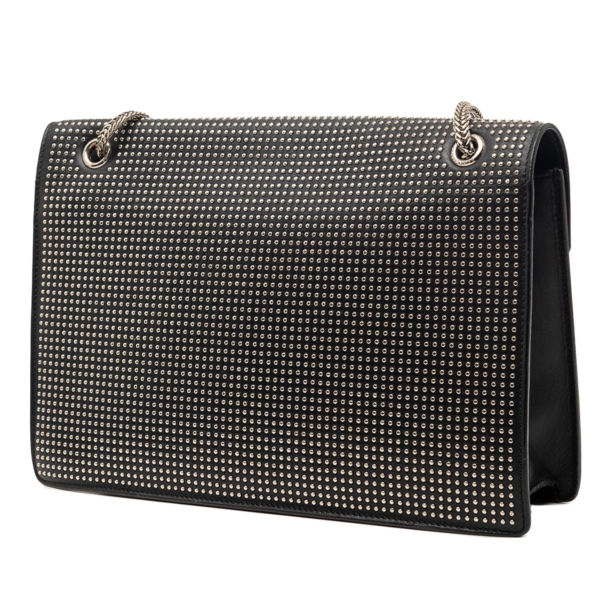 Saint Laurent Medium Studded Leather Betty Shoulder Bag