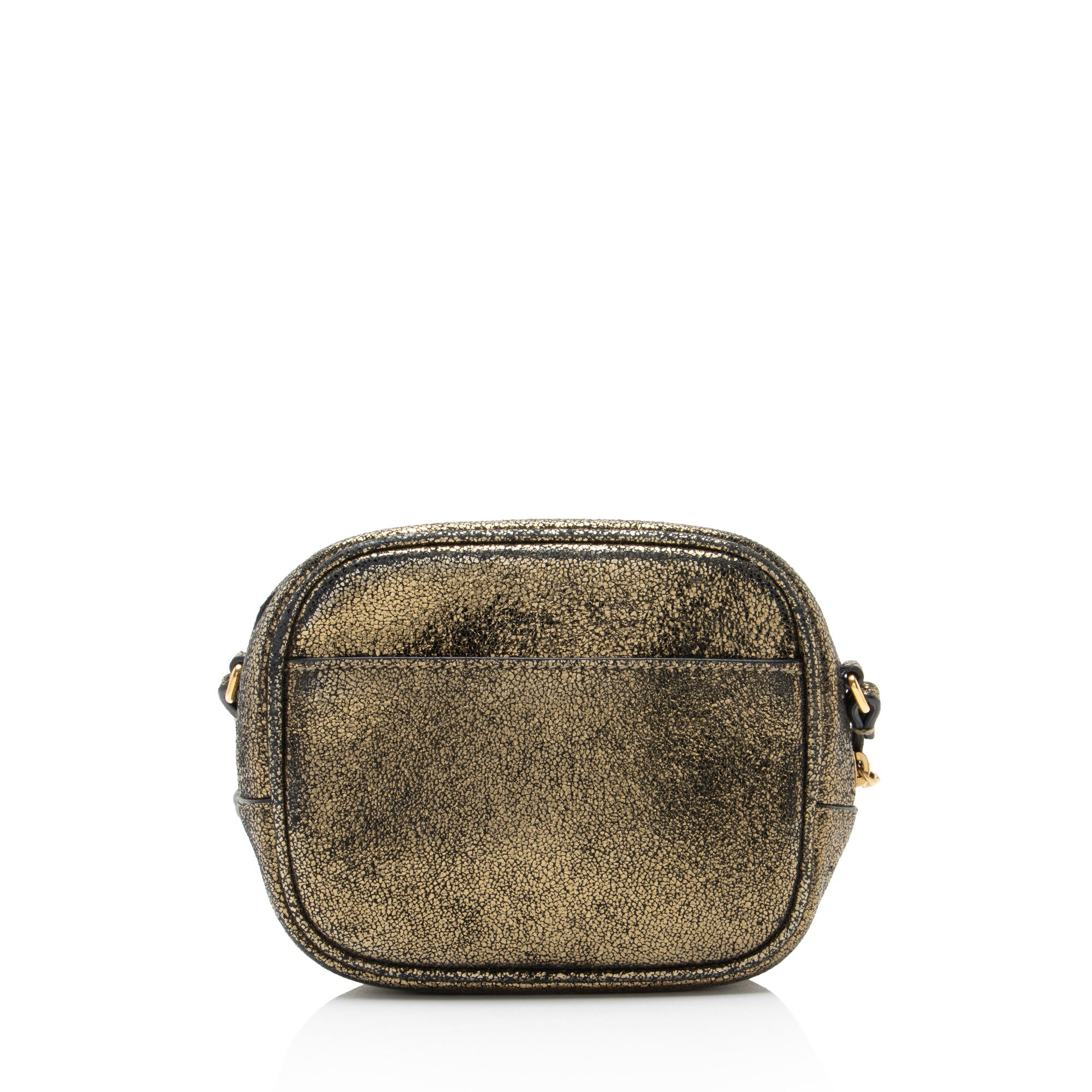 Saint Laurent Metallic Leather Blogger Bag