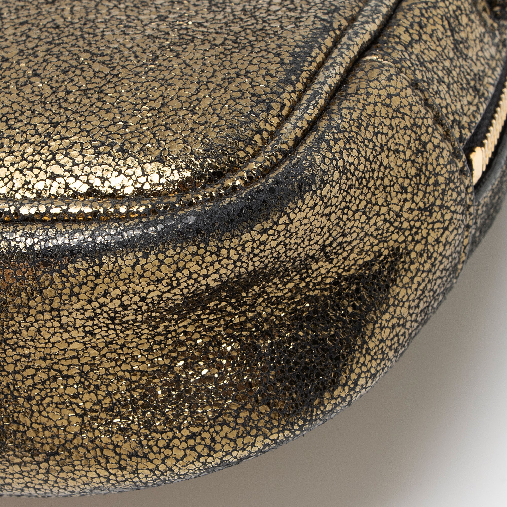 Saint Laurent Metallic Leather Blogger Bag