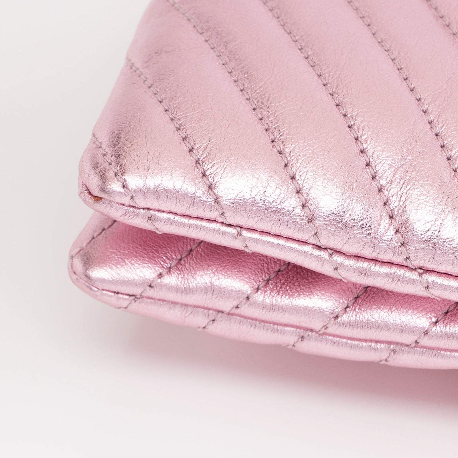 Ysl metallic pink bag hotsell