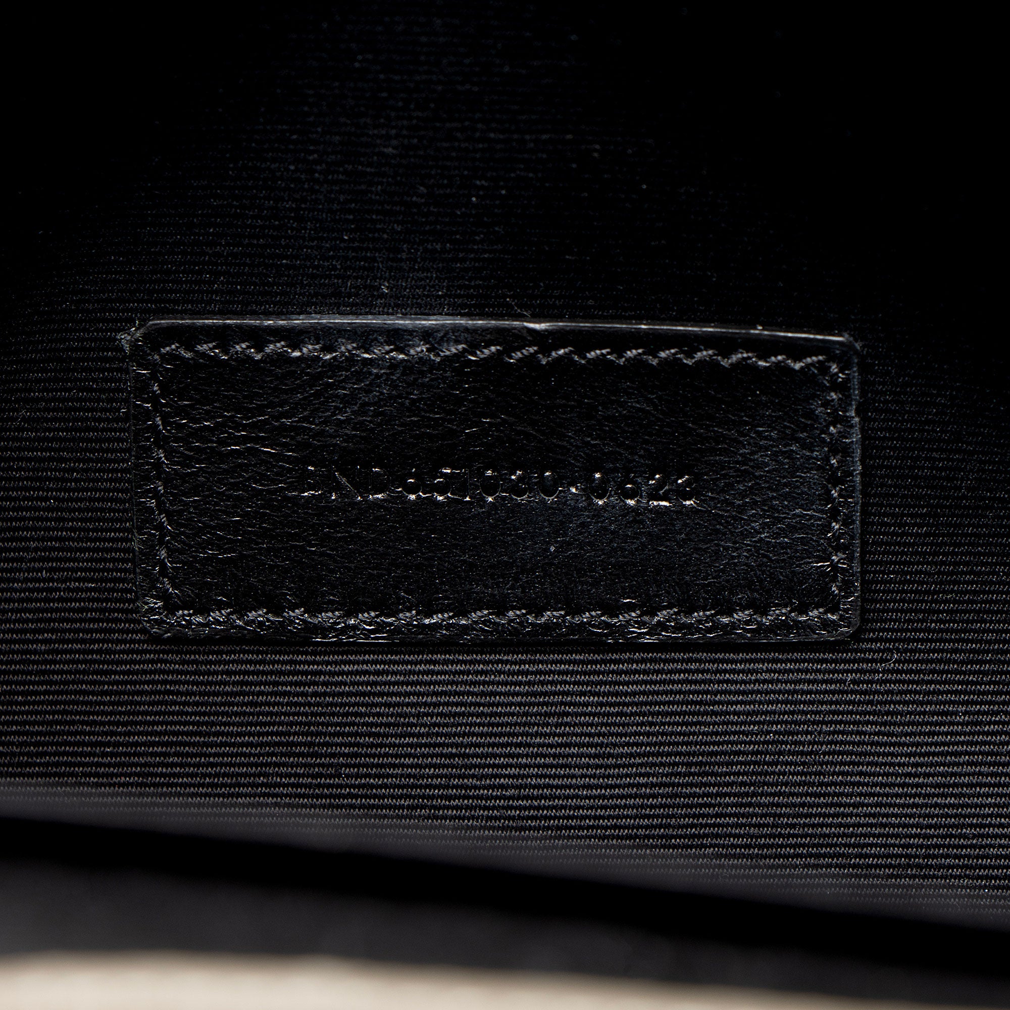Saint Laurent Metallic Mixed Matelasse Grain de Poudre Monogram Envelope Pouch