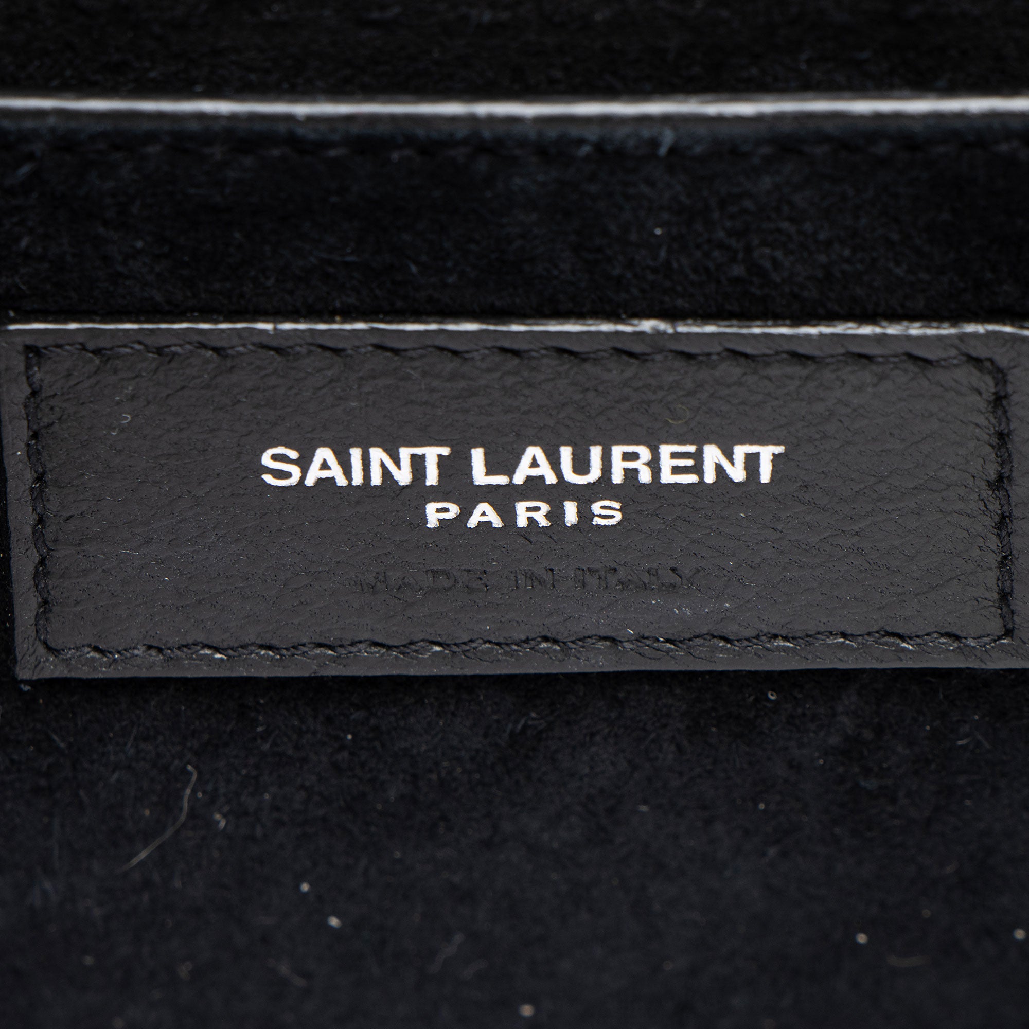 Saint Laurent Metallic Patent Leather Kate Small Shoulder Bag (SHF-JmBS7h)