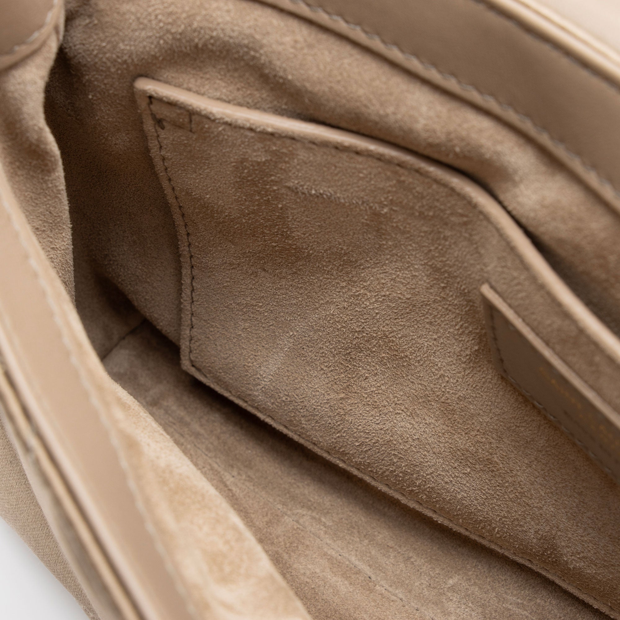 Saint Laurent Metallic Quilted Satin Monogram Le 57 Hobo