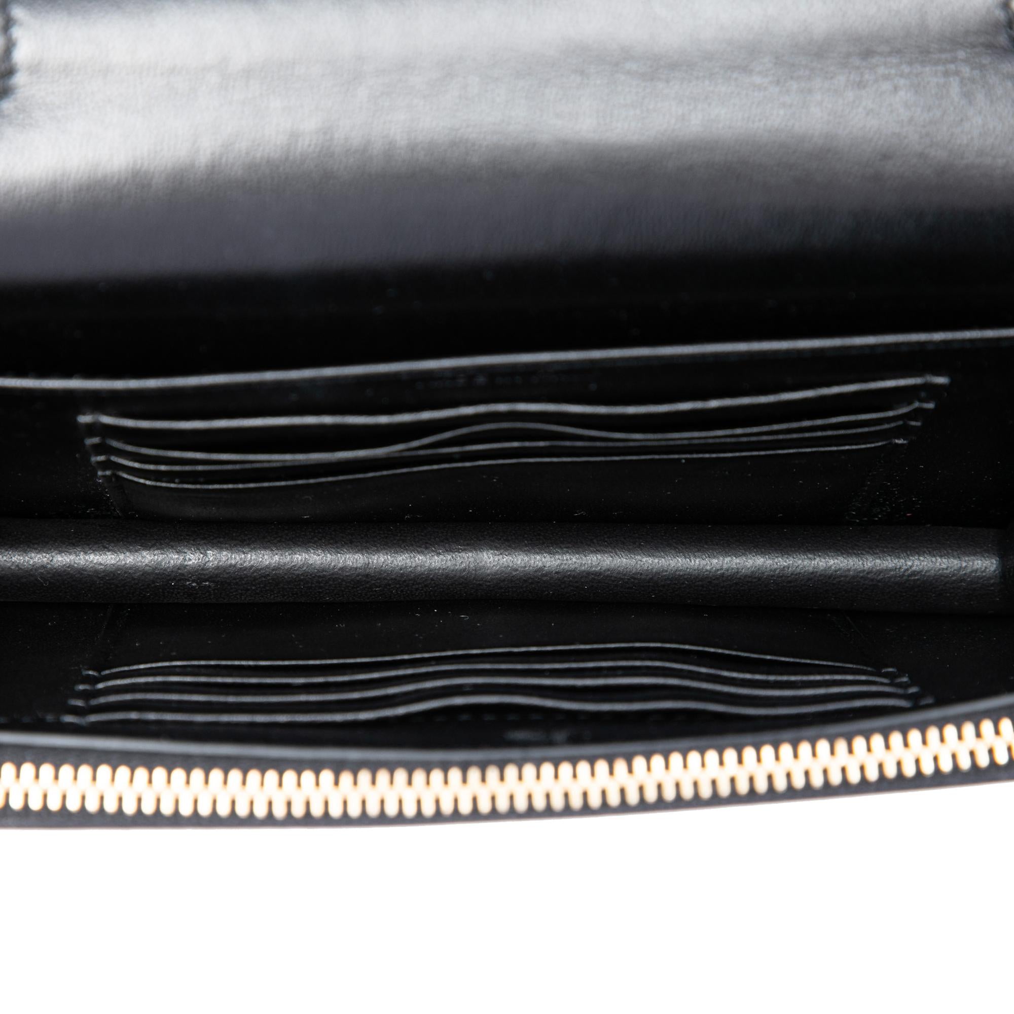 Saint Laurent Metallic Striped Fabric Monogram Kate Crossbody