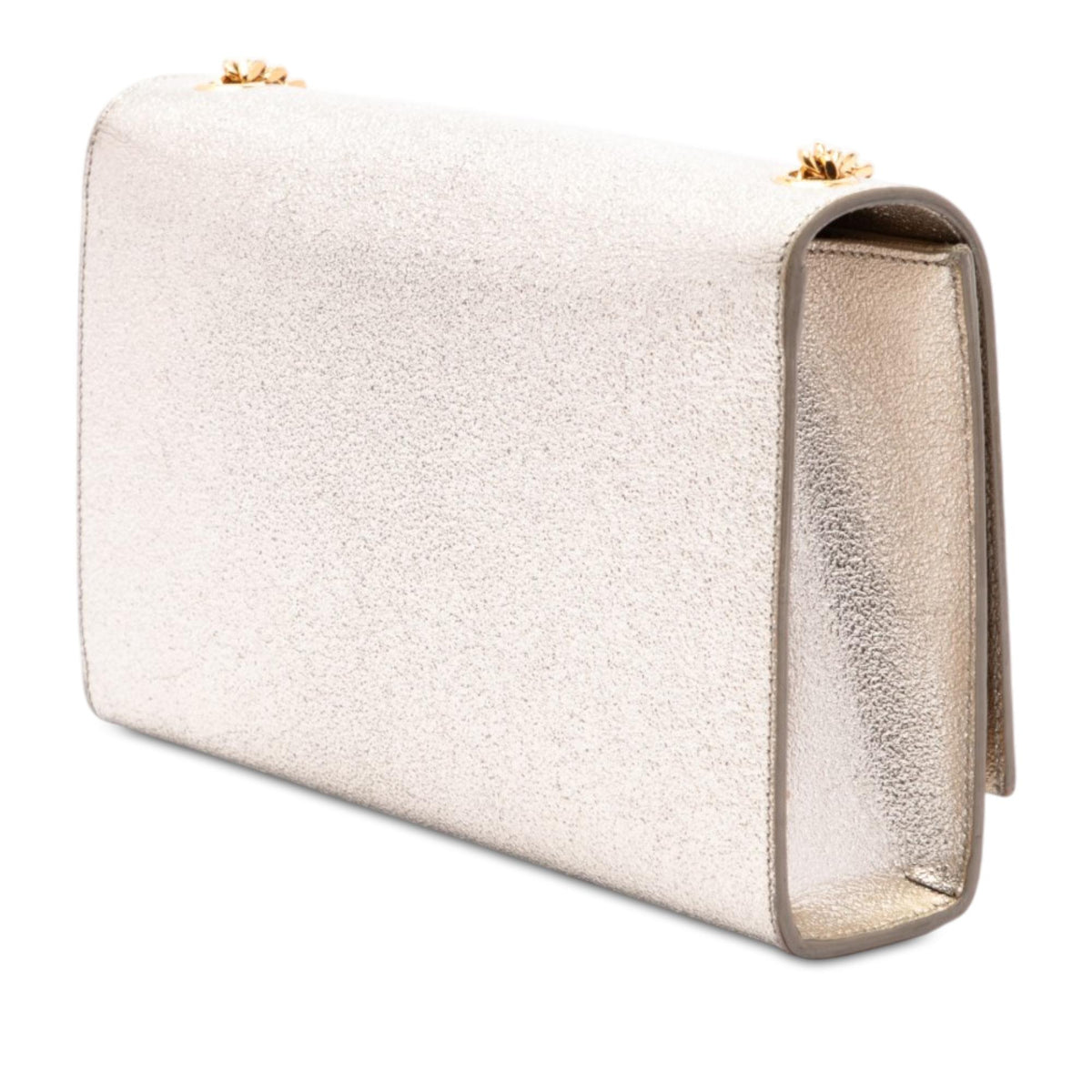 Saint Laurent Metallic Textured Calfskin Star Monogram Kate Crossbody