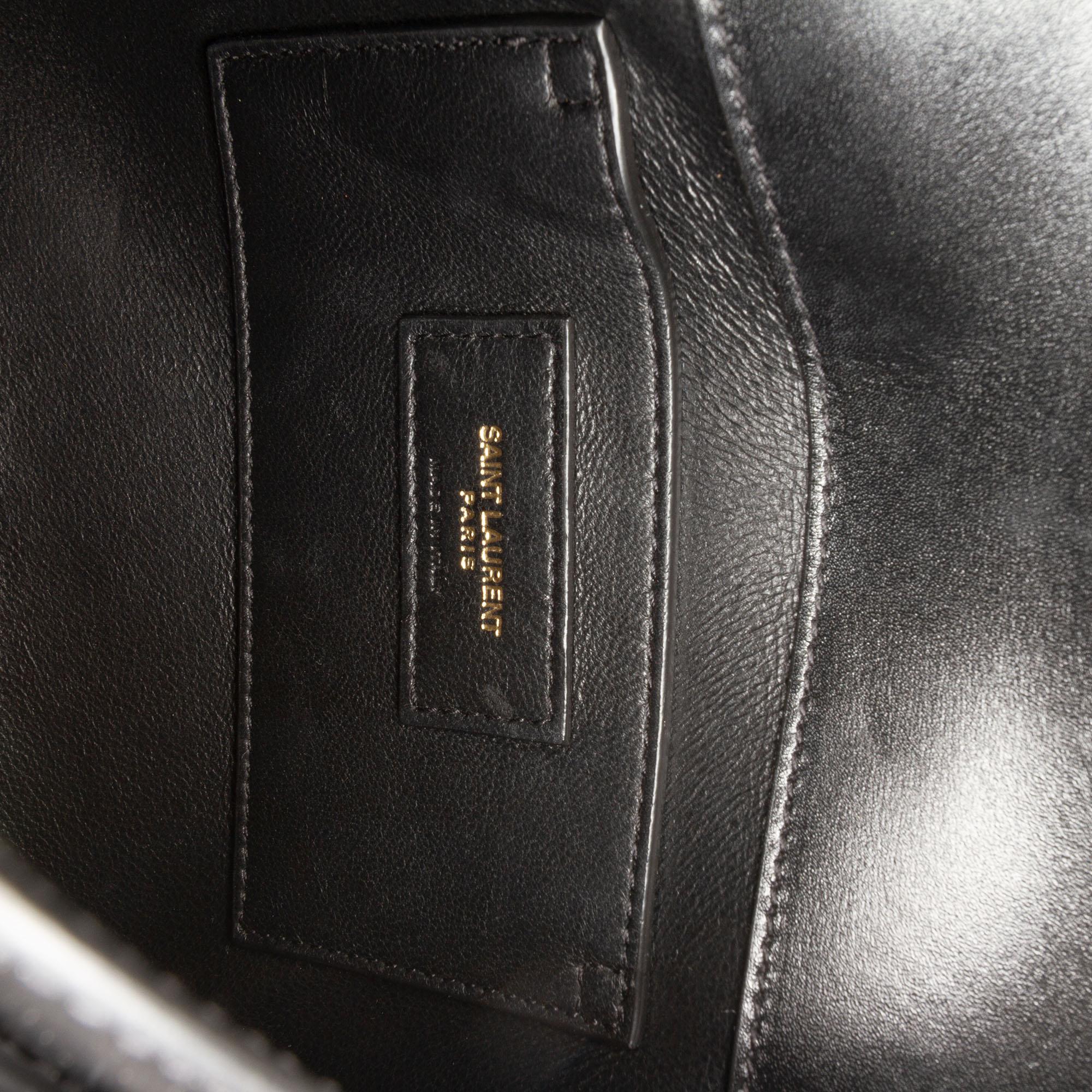 Saint Laurent Mini Box Calfskin Manhattan Shoulder Bag