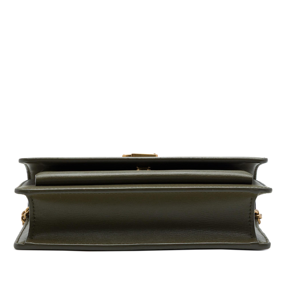 Saint Laurent Mini Calfskin Monogram Sunset Wallet on Chain