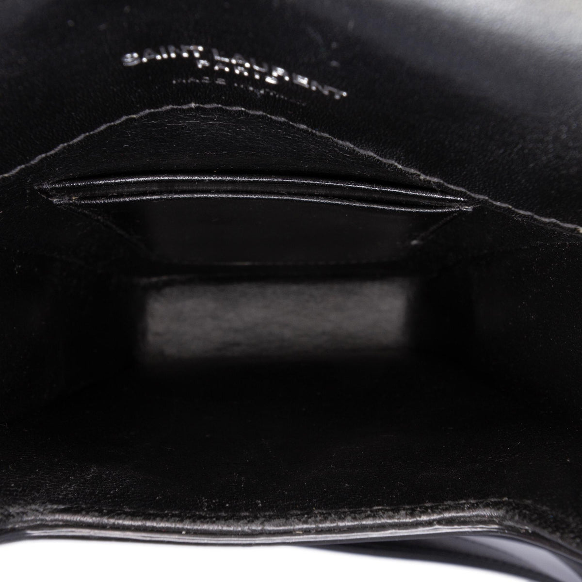 Saint Laurent Mini Calfskin Solferino Phone Case