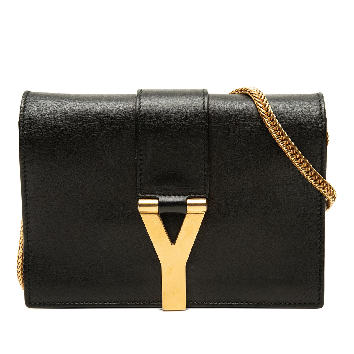 Saint Laurent Mini Leather Chyc Ligne Crossbody