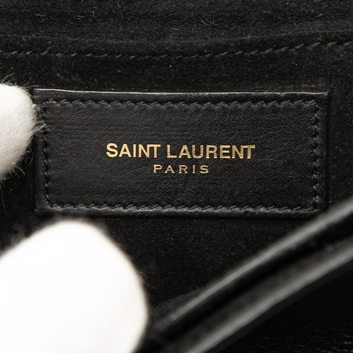 Saint Laurent Mini Leather Chyc Ligne Crossbody