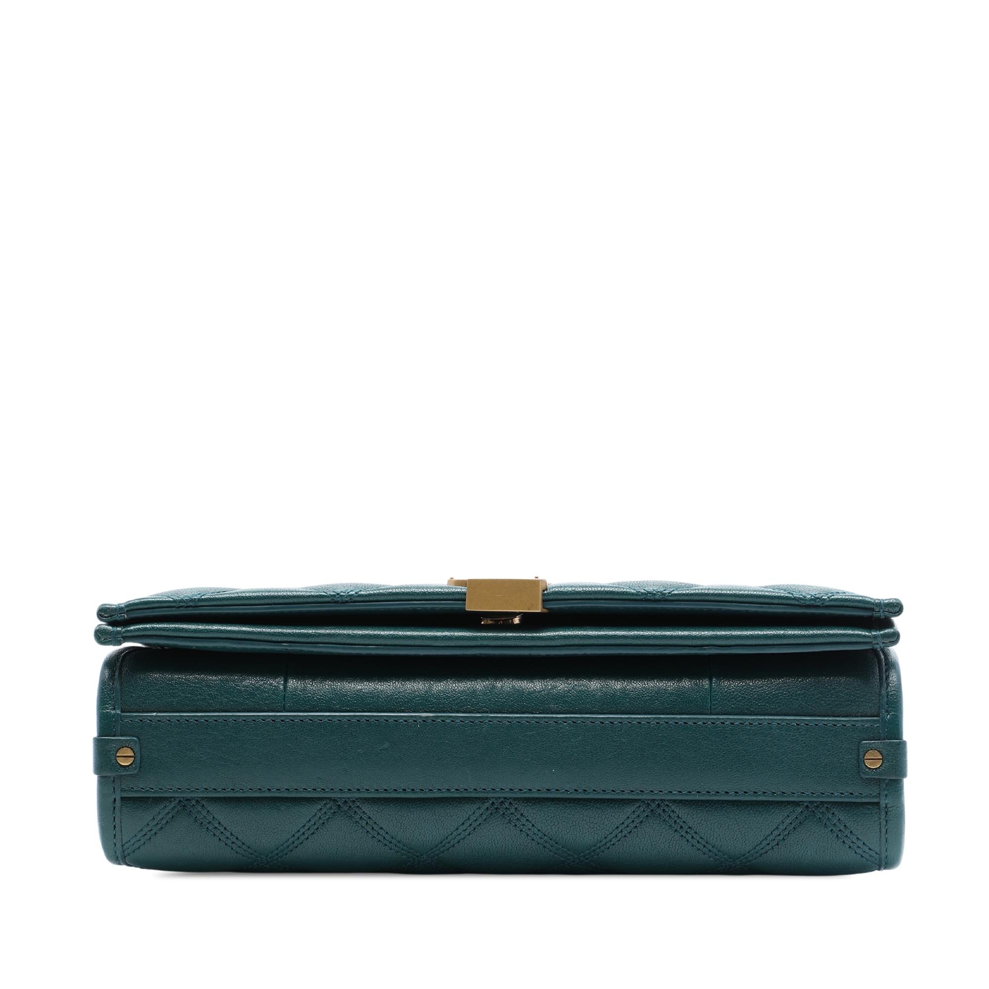 Saint Laurent Mini Quilted Lambskin Becky Chain Shoulder Bag