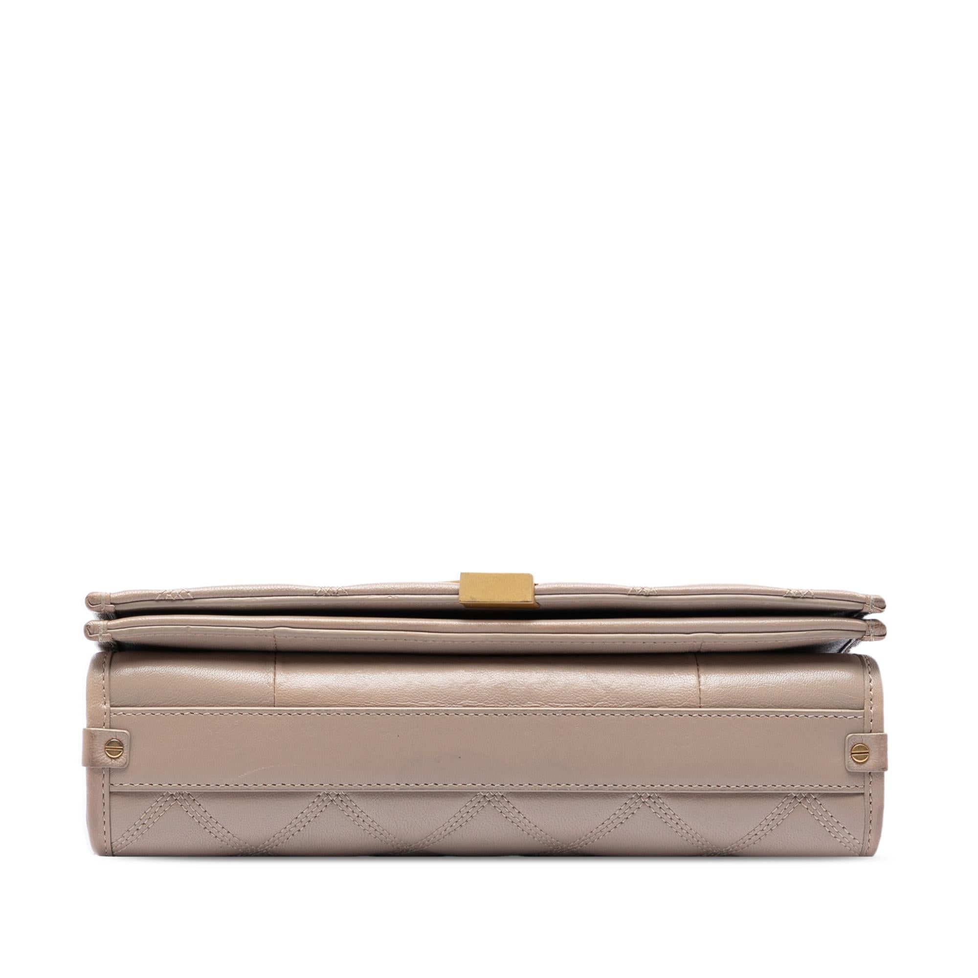 Saint Laurent Mini Quilted Lambskin Becky Chain Shoulder Bag