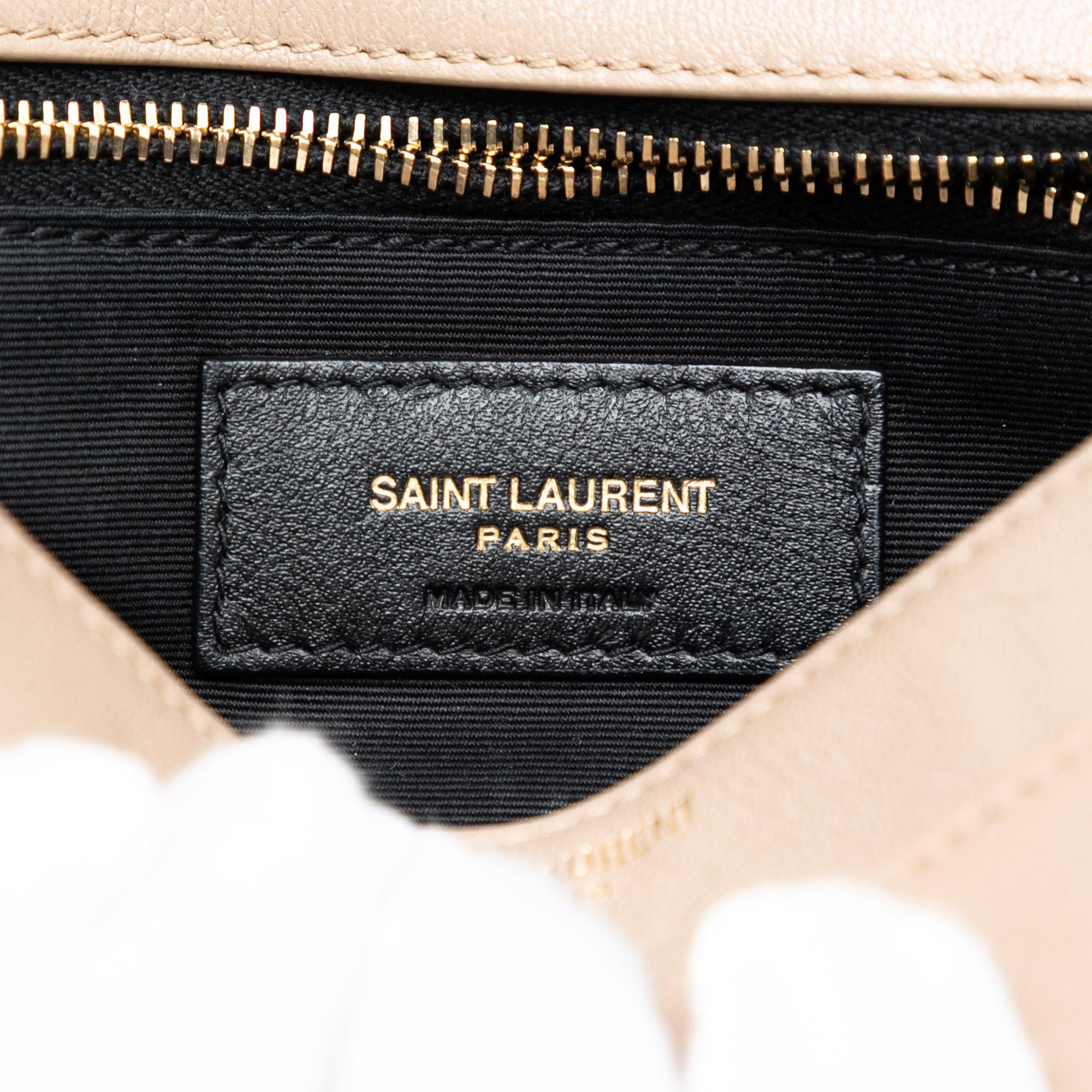 Saint Laurent Mini Quilted Lambskin Becky Chain Shoulder Bag