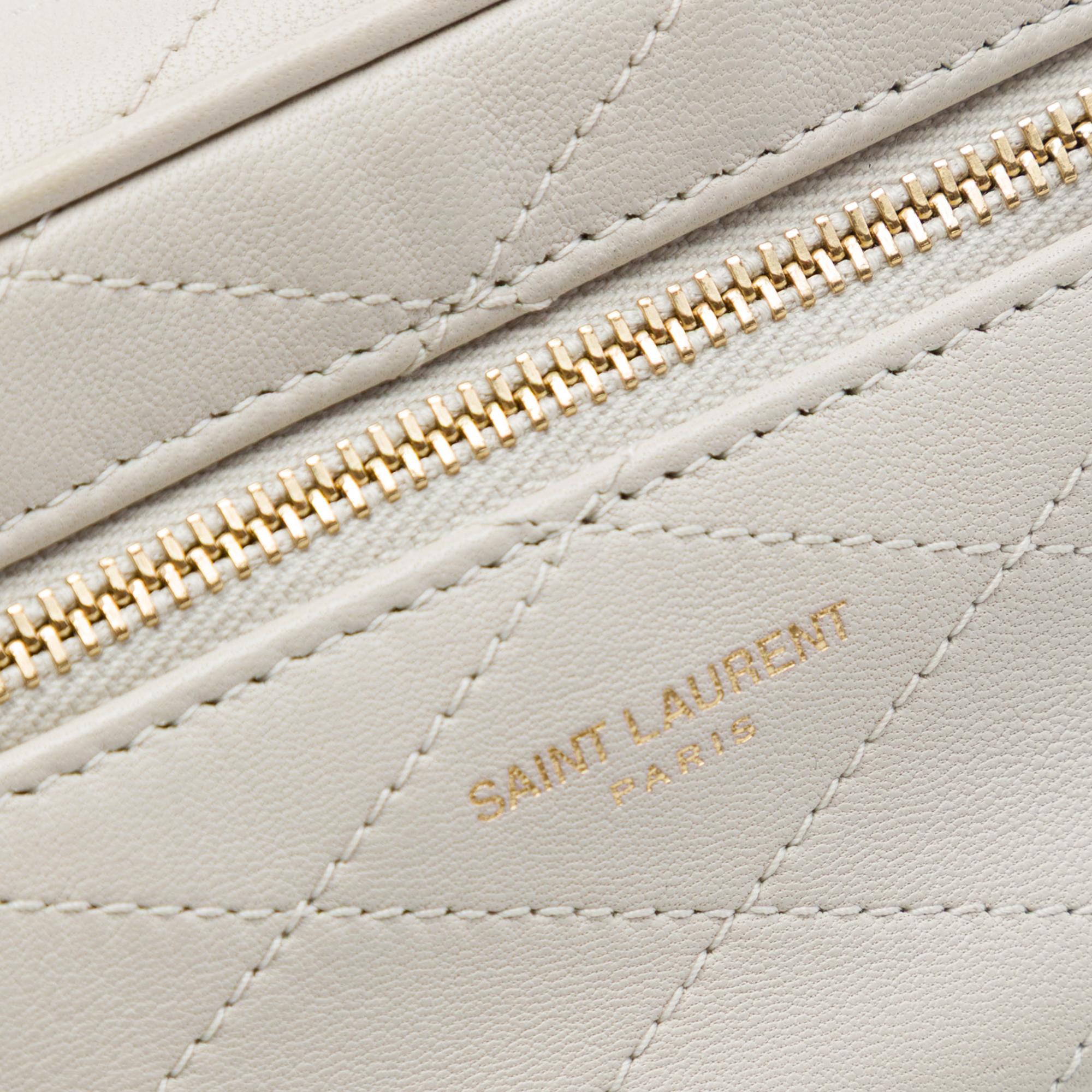 Saint Laurent Mini Quilted Lambskin Gaby Vanity Bag