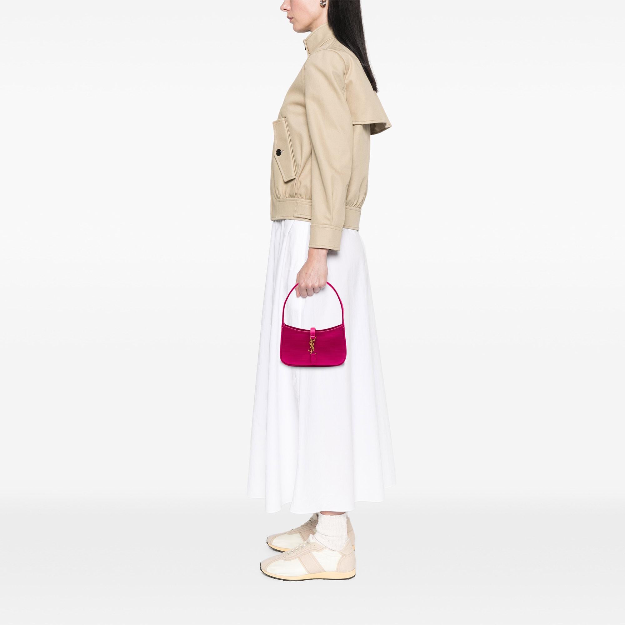 Saint Laurent Mini Satin Le 5 a 7