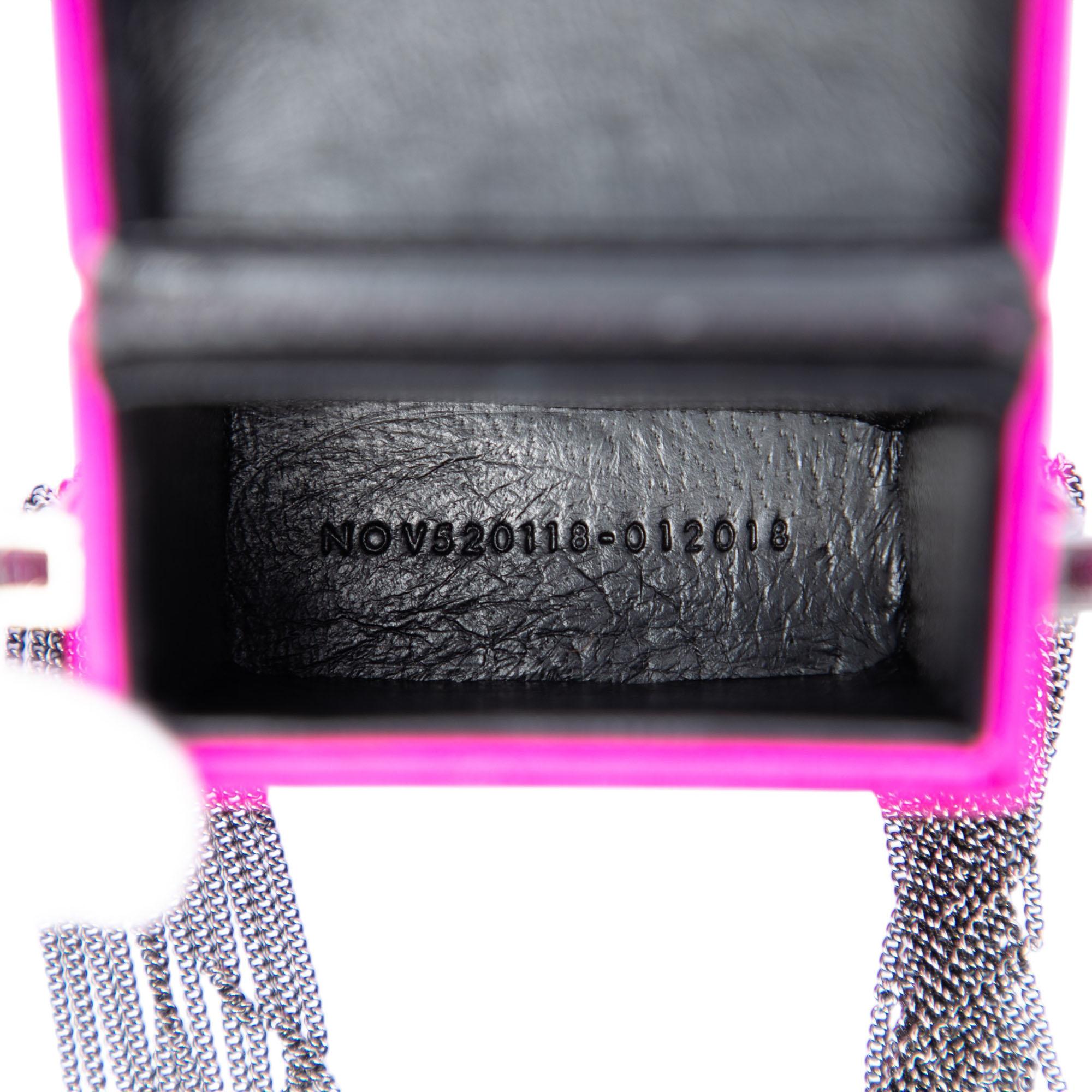 Saint Laurent Mini Silk Smoking Box Crossbody