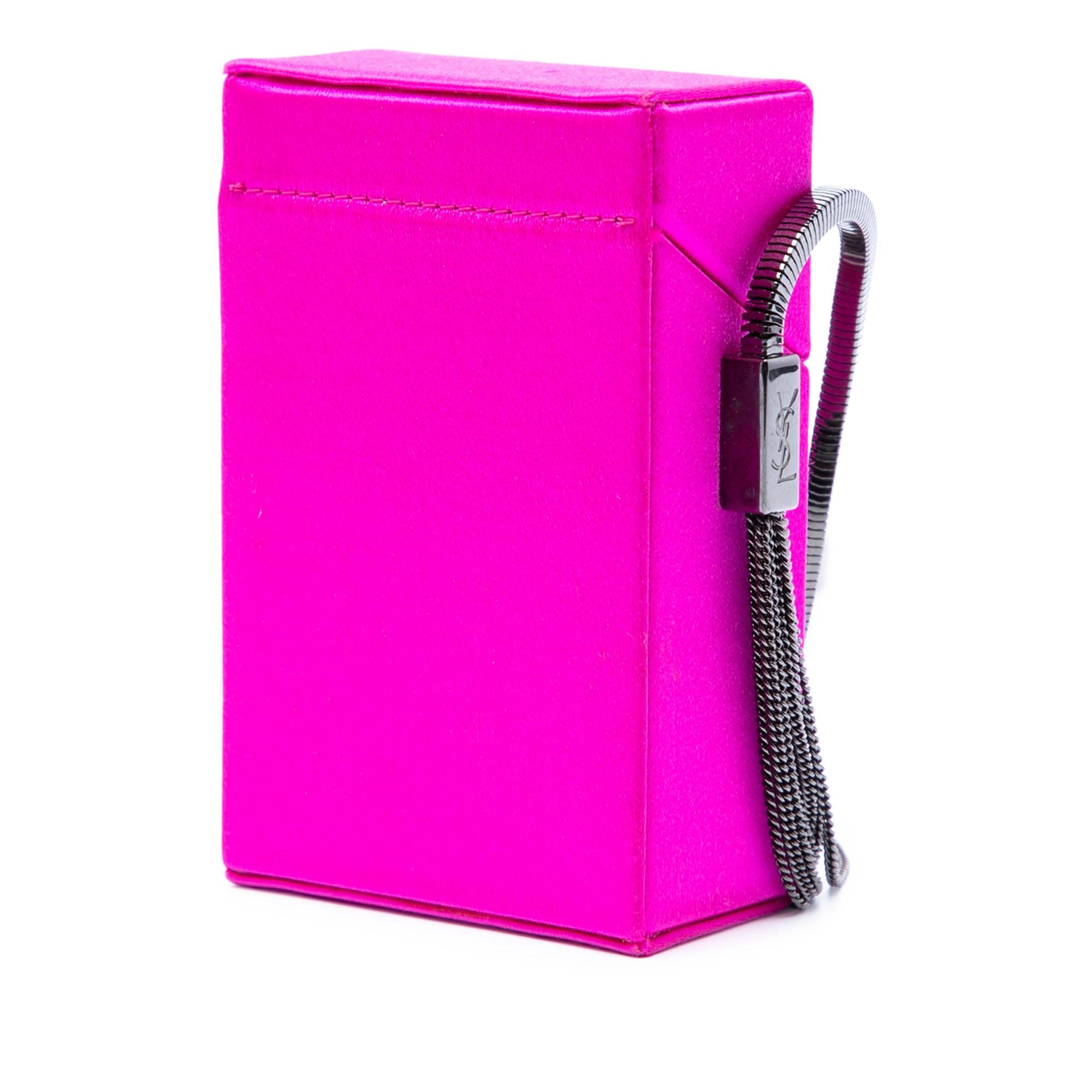Saint Laurent Mini Silk Smoking Box Crossbody