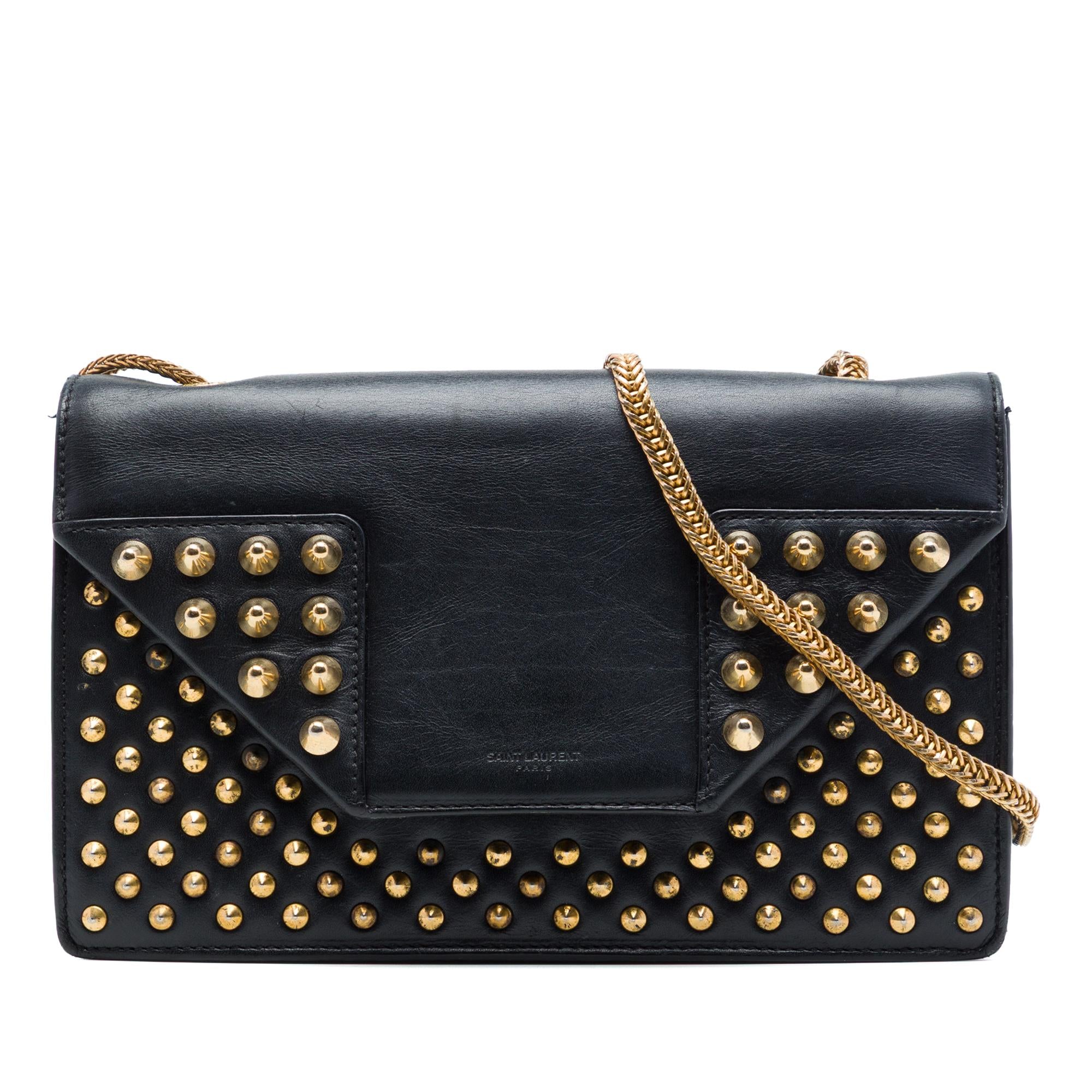 Saint Laurent Mini Studded Leather Betty Crossbody