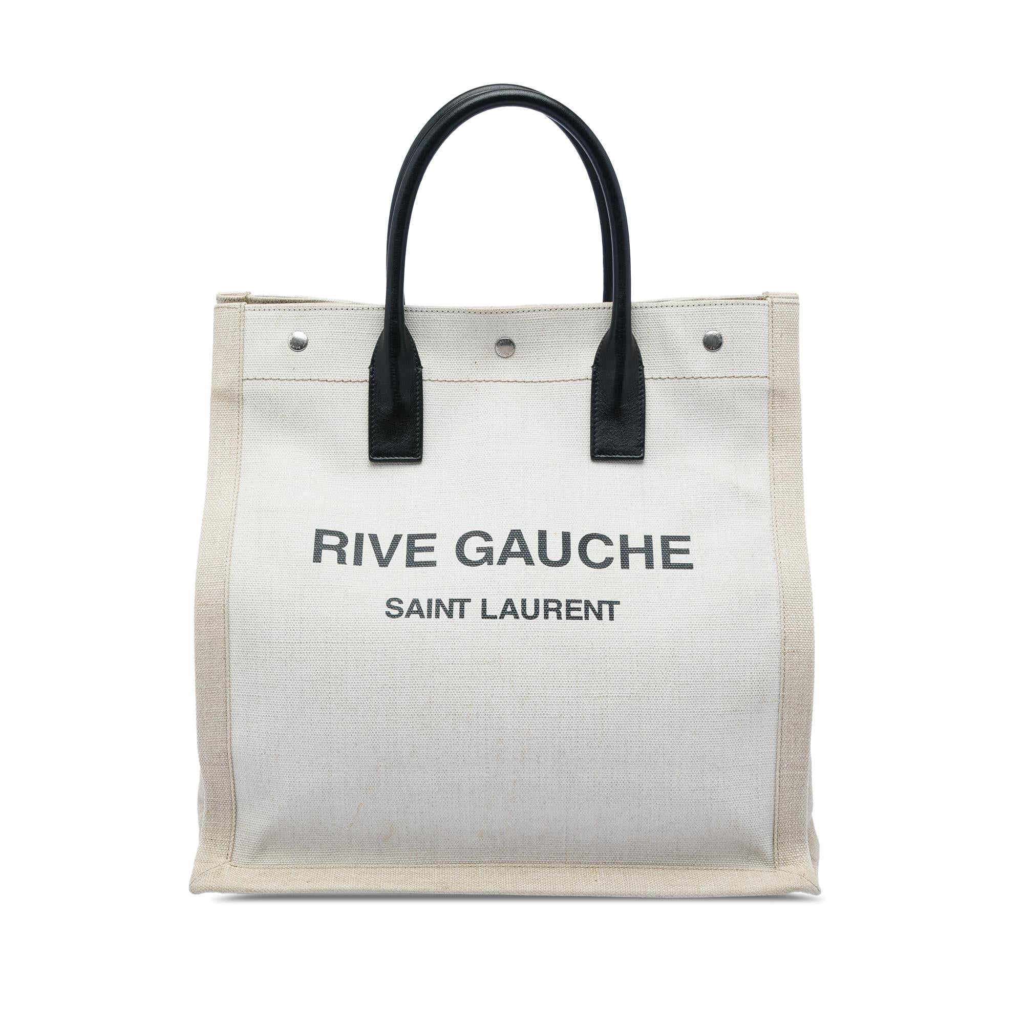 Saint Laurent Mixed Fibers Rive Gauche North South Tote