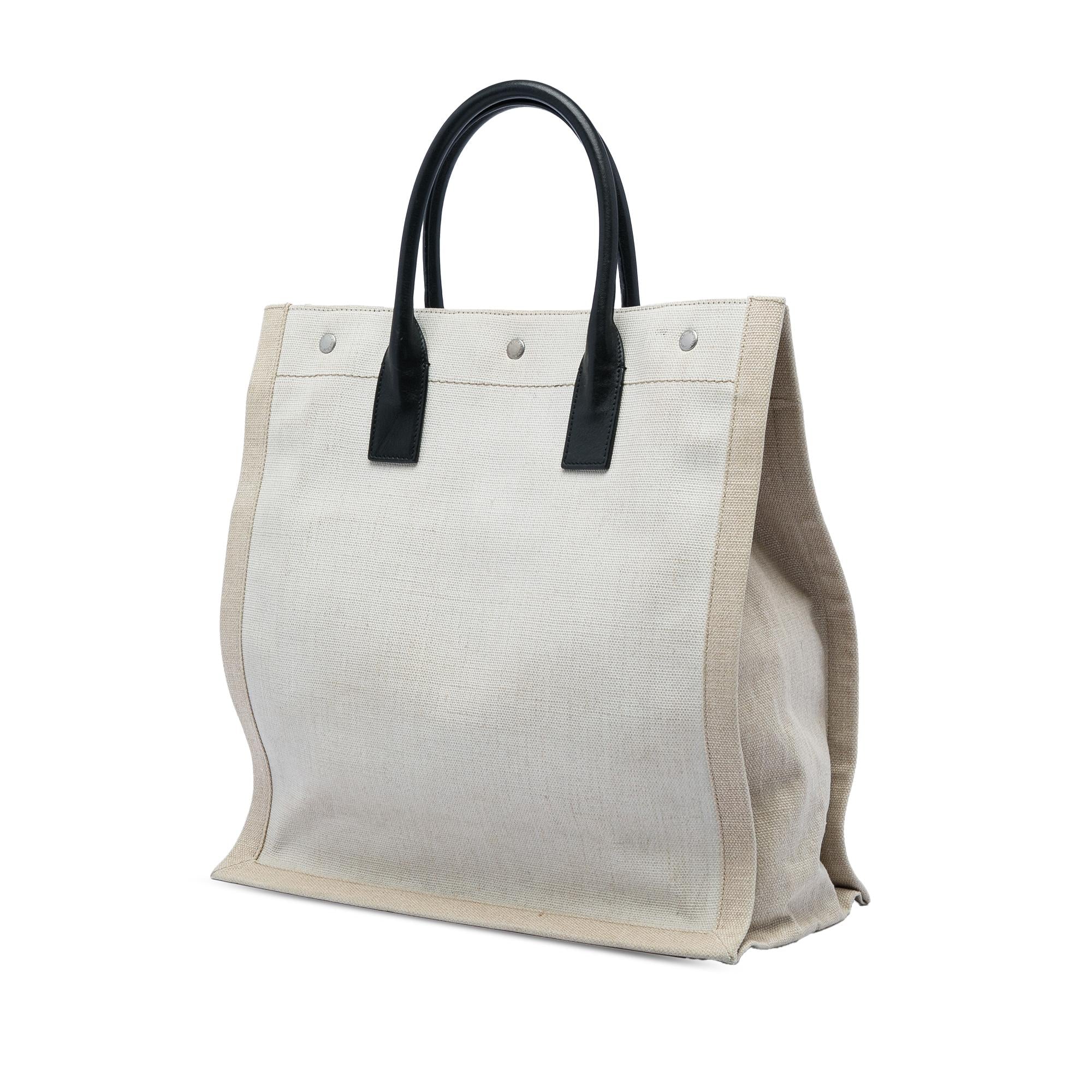 Saint Laurent Mixed Fibers Rive Gauche North South Tote