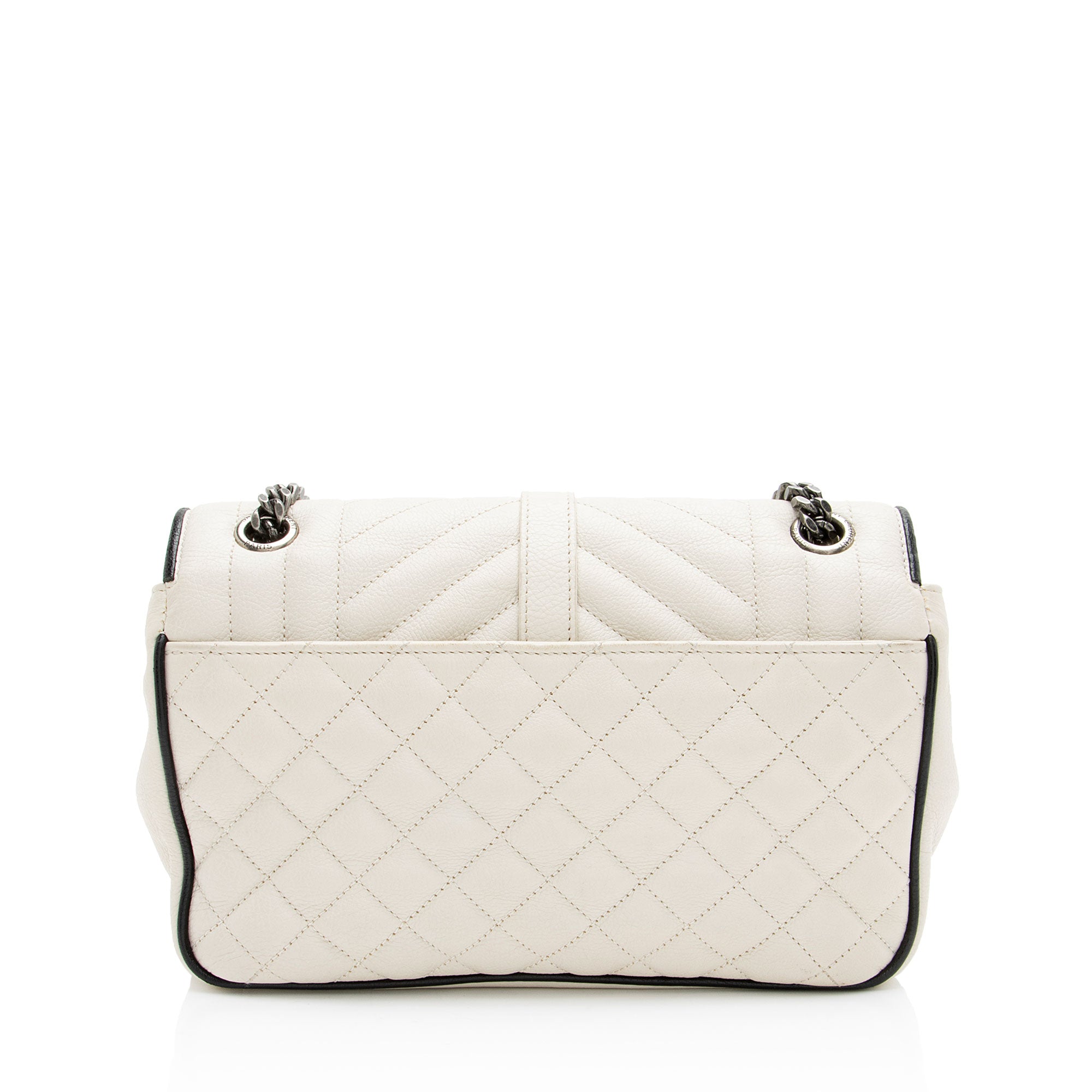 Saint Laurent Mixed Matelasse Calfskin Monogram Soft Medium Shoulder Bag