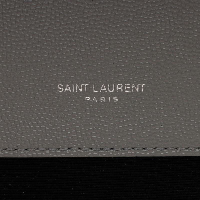 Saint Laurent Mixed Matelasse Grain de Poudre Monogram Large Envelope –  LuxeDH