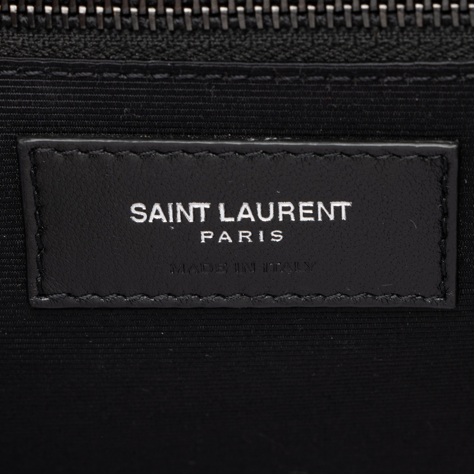 Saint Laurent Mixed Matelasse Grain de Poudre Monogram Large Shoulder Bag