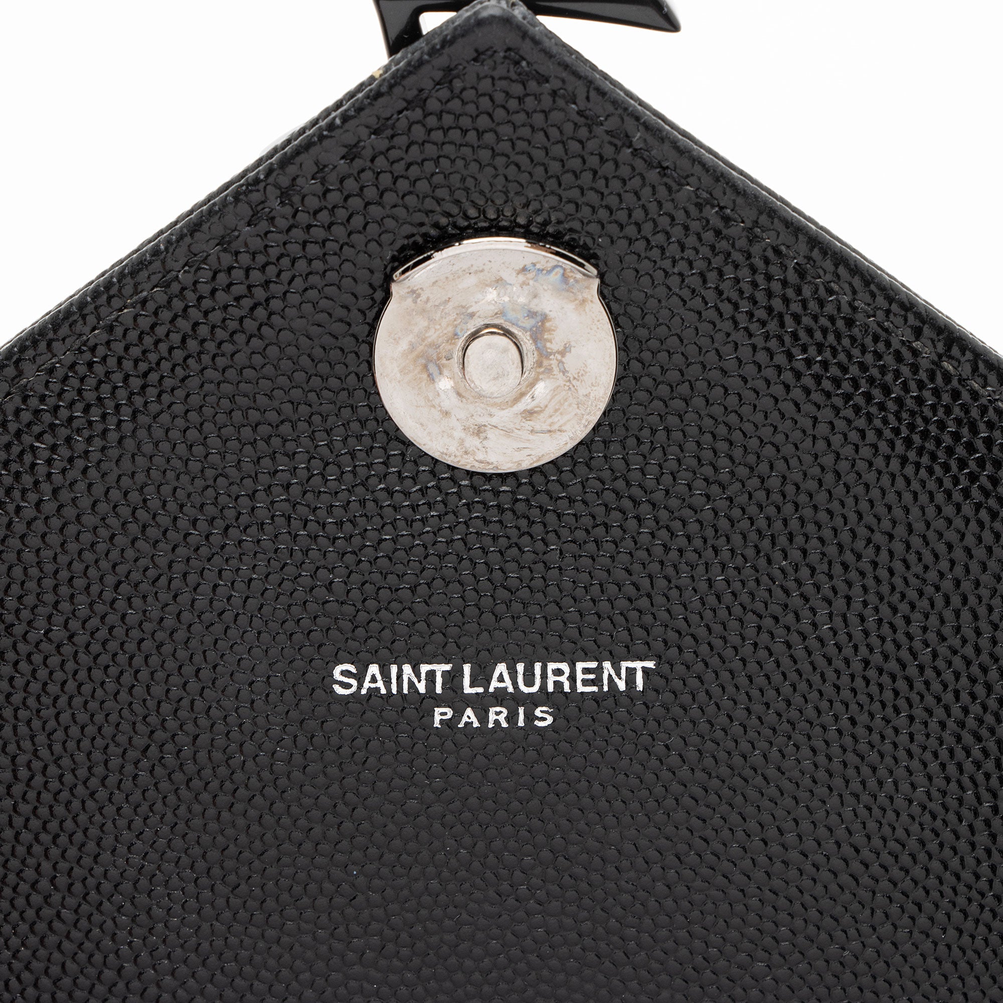 Saint Laurent Mixed Matelasse Grain de Poudre Monogram Large Shoulder Bag