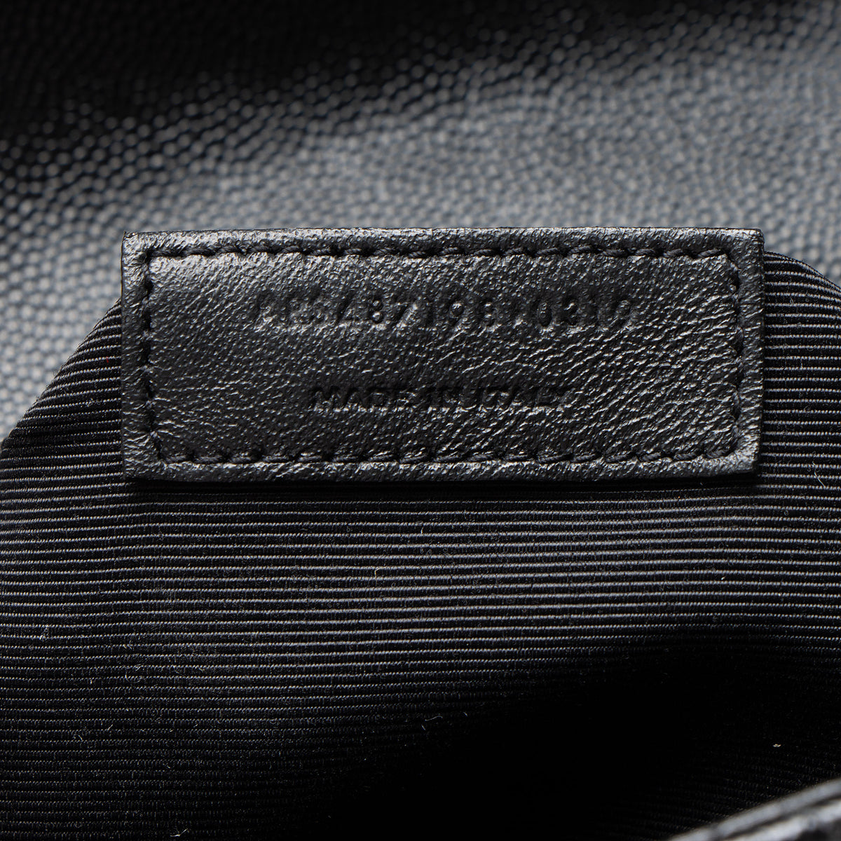 Saint Laurent Mixed Matelasse Grain de Poudre Monogram Large Shoulder Bag