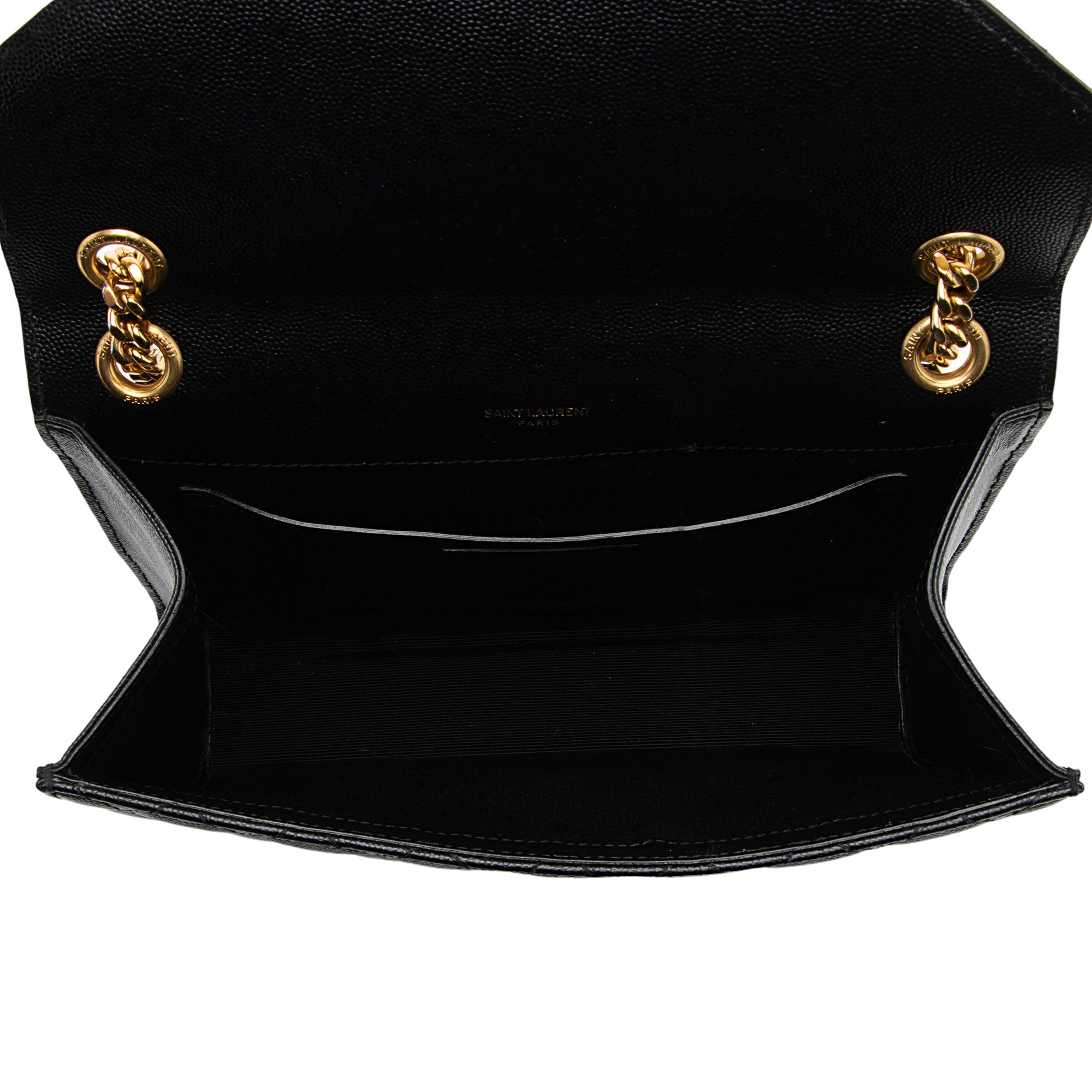 Saint Laurent Mixed Matelasse Grain de Poudre Monogram Medium Shoulder Bag (SHF-nC1SPa)