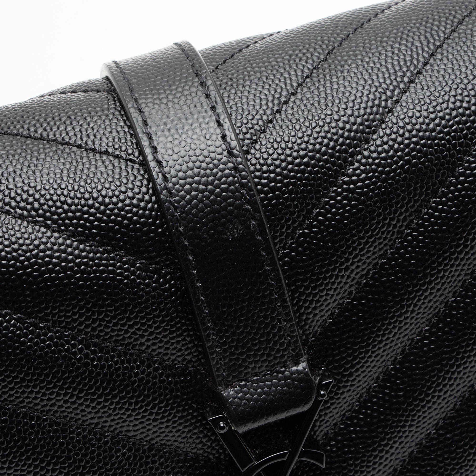 Saint Laurent Mixed Matelasse Grain de Poudre Monogram Medium Shoulder Bag (SHF-bY2Urd)