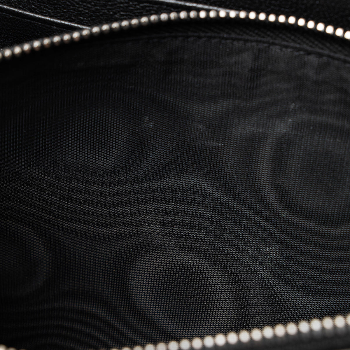 Saint Laurent Mixed Matelasse Leather Monogram Chain Wallet