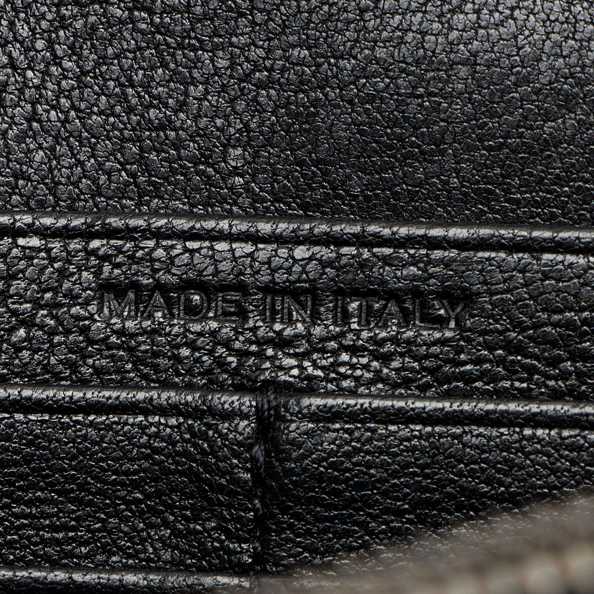 Saint Laurent Mixed Matelasse Leather Monogram Chain Wallet