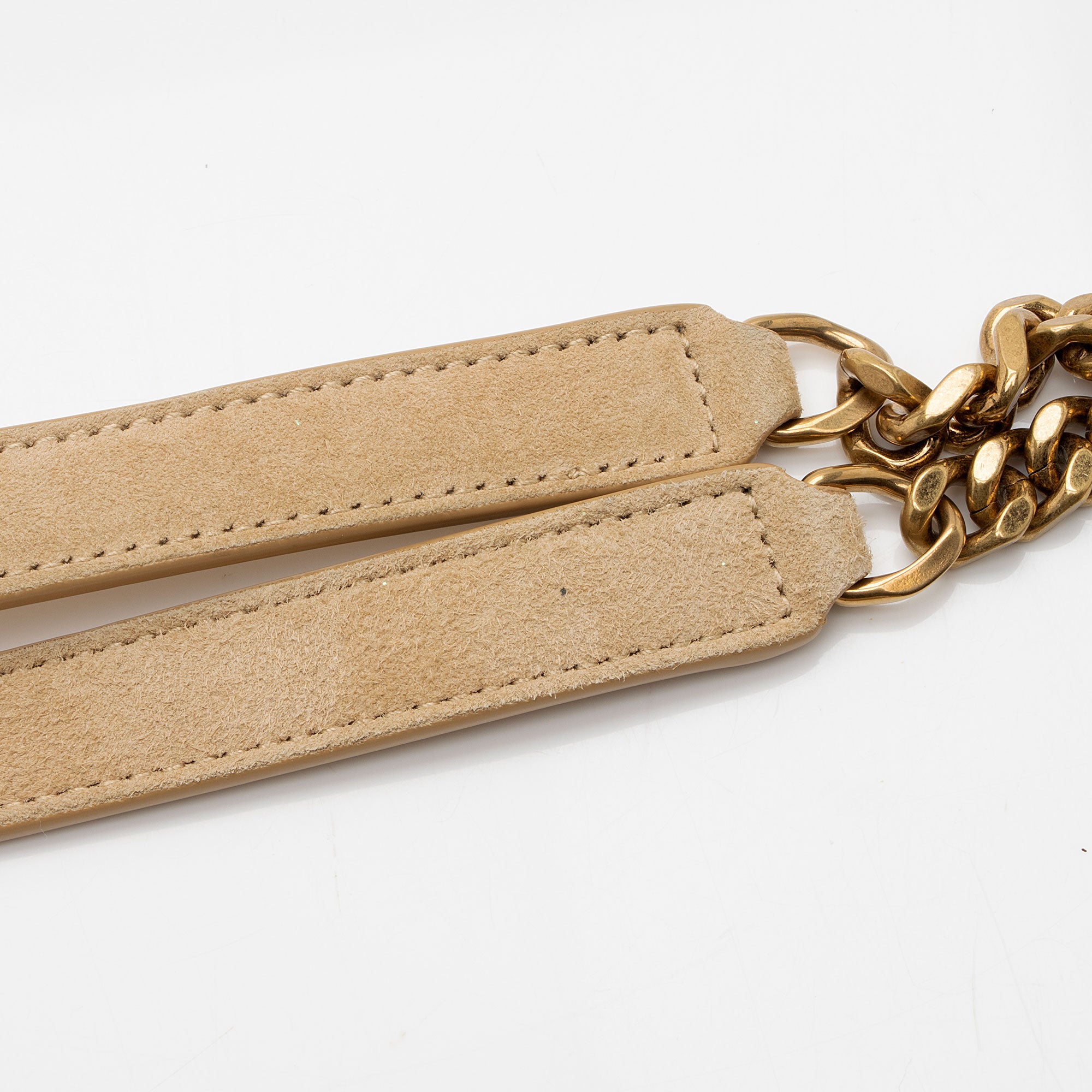 Saint Laurent Mixed Matelasse Suede Monogram Medium Shoulder Bag (SHF-cKetUS)