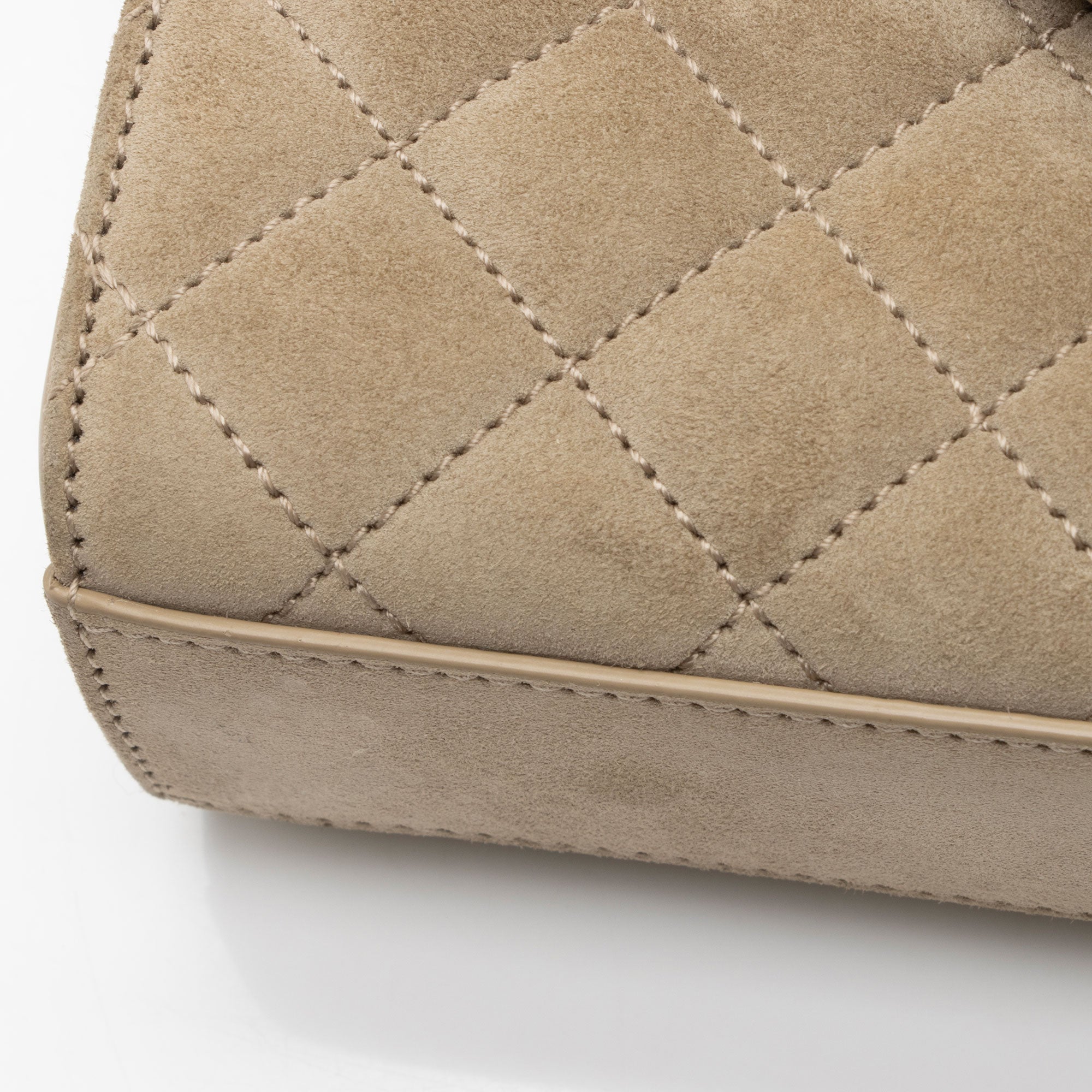 Saint Laurent Mixed Matelasse Suede Monogram Small Shoulder Bag