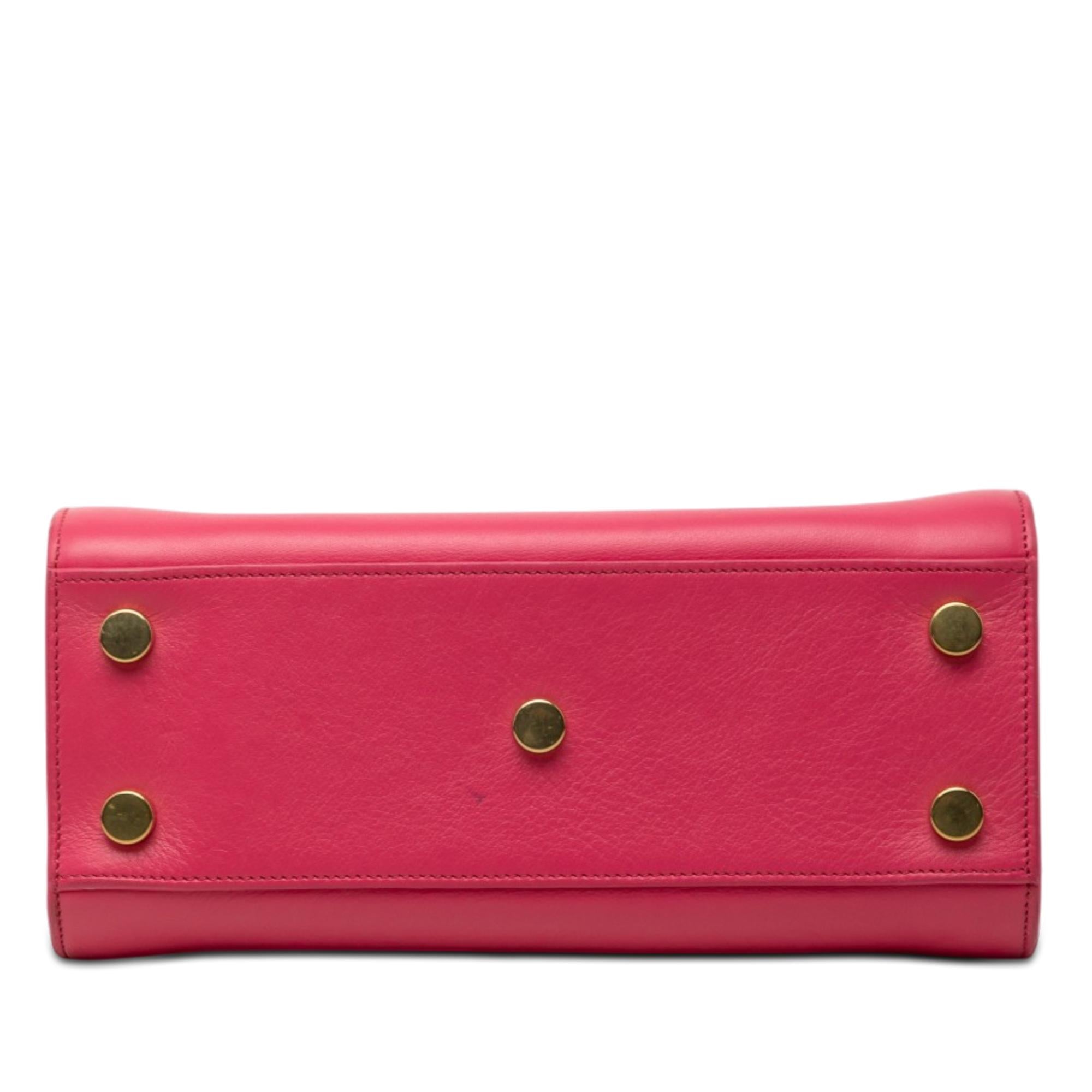 Saint Laurent Nano Leather Sac De Jour Satchel