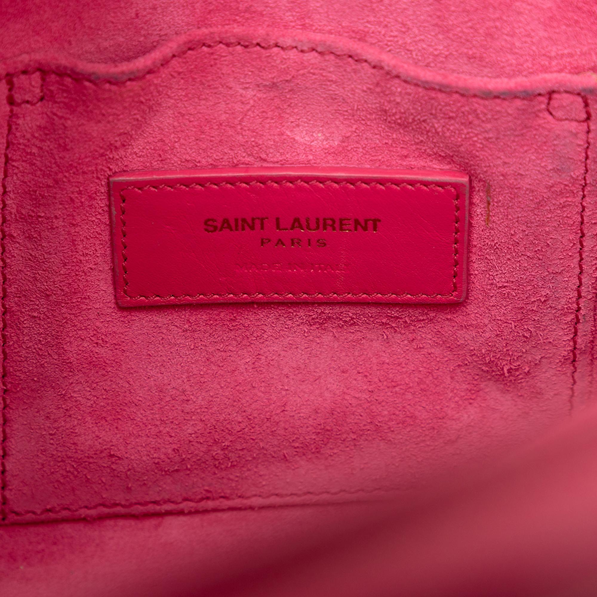 Saint Laurent Nano Leather Sac De Jour Satchel