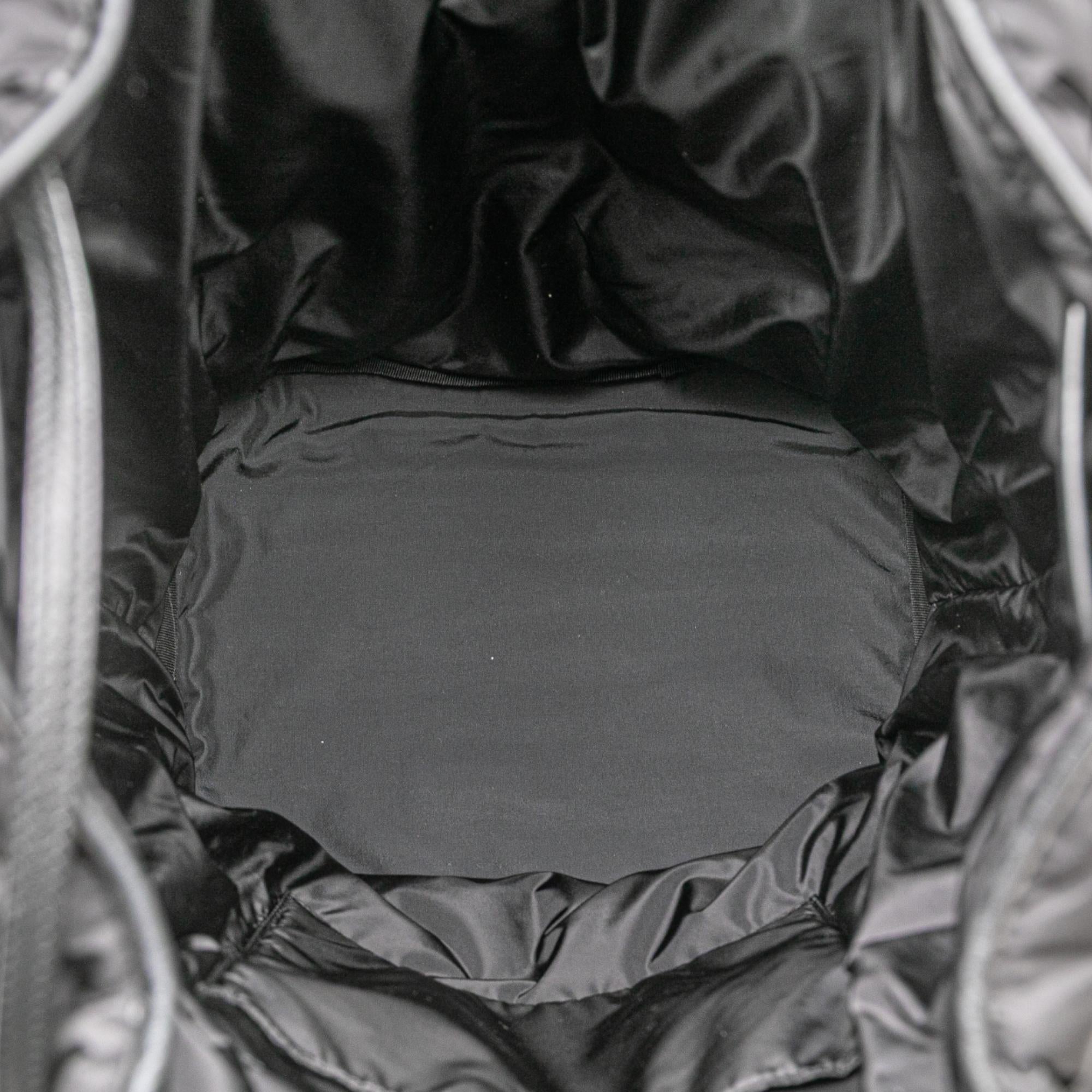 Saint Laurent Nylon Rive Gauche Drawstring Backpack
